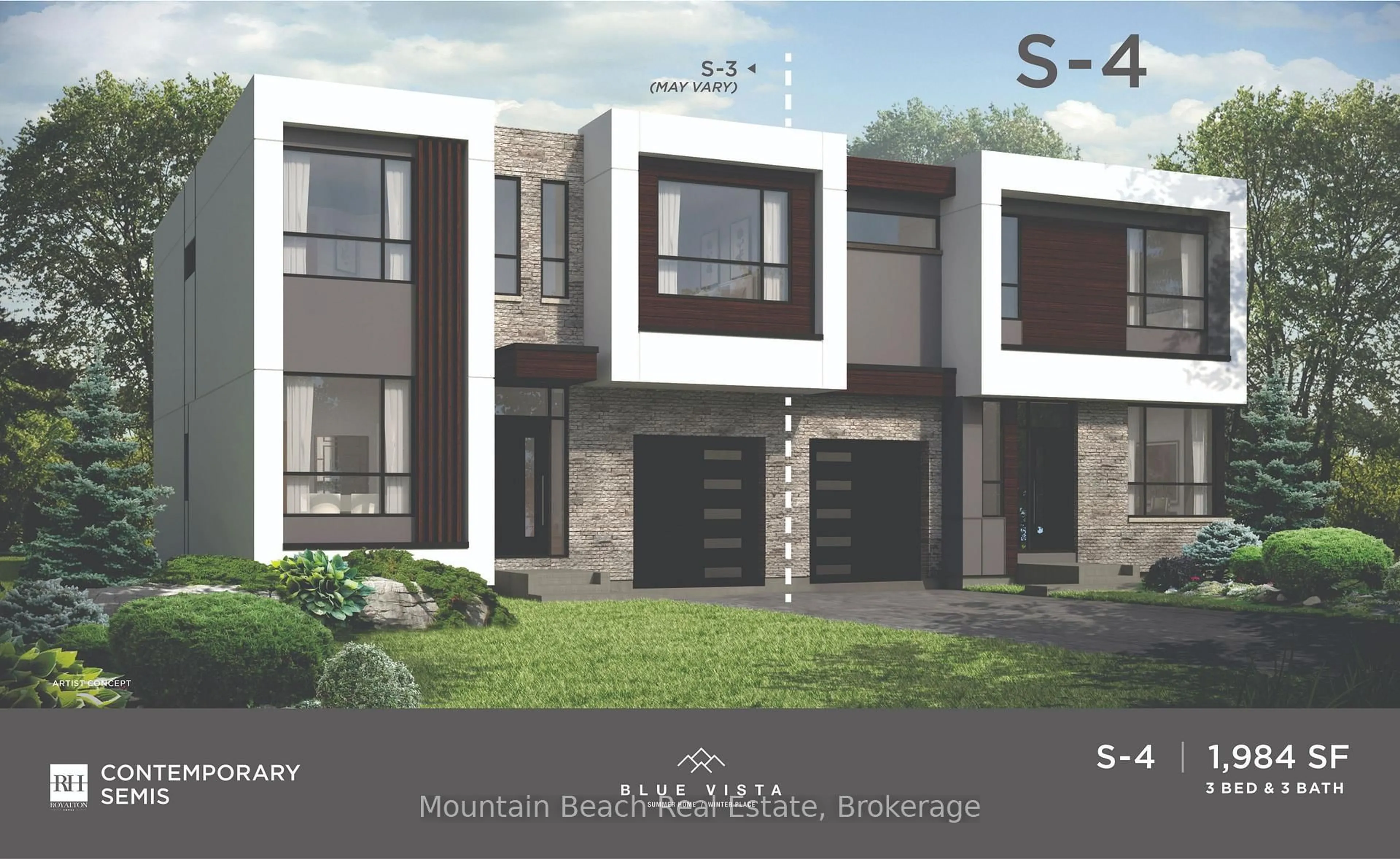 Home with brick exterior material, street for 60R Stoneleigh Dr, Blue Mountains Ontario L9Y 0K8