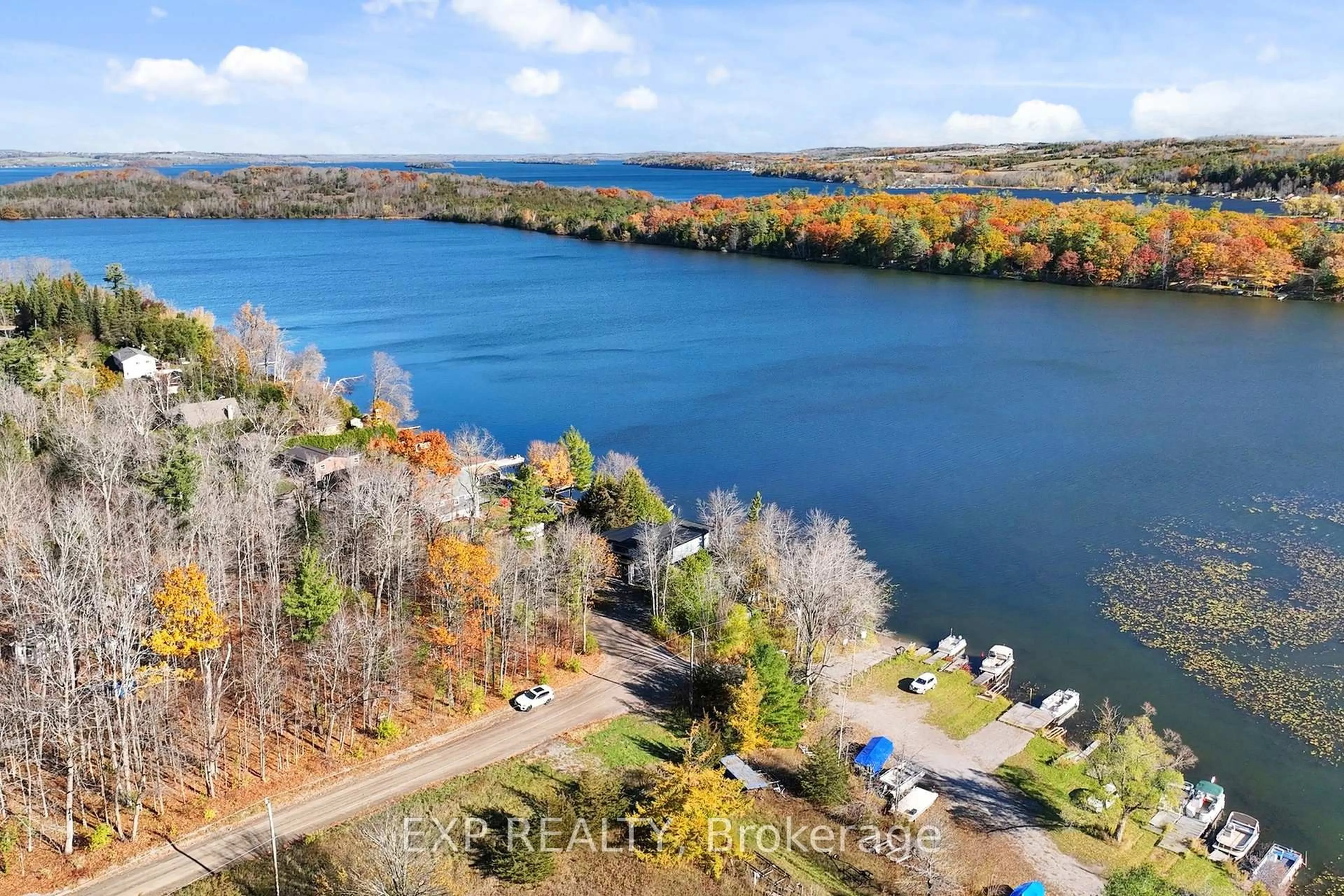 A pic from outside/outdoor area/front of a property/back of a property/a pic from drone, water/lake/river/ocean view for 190 Ingham Rd #1, Alnwick/Haldimand Ontario K0K 2X0