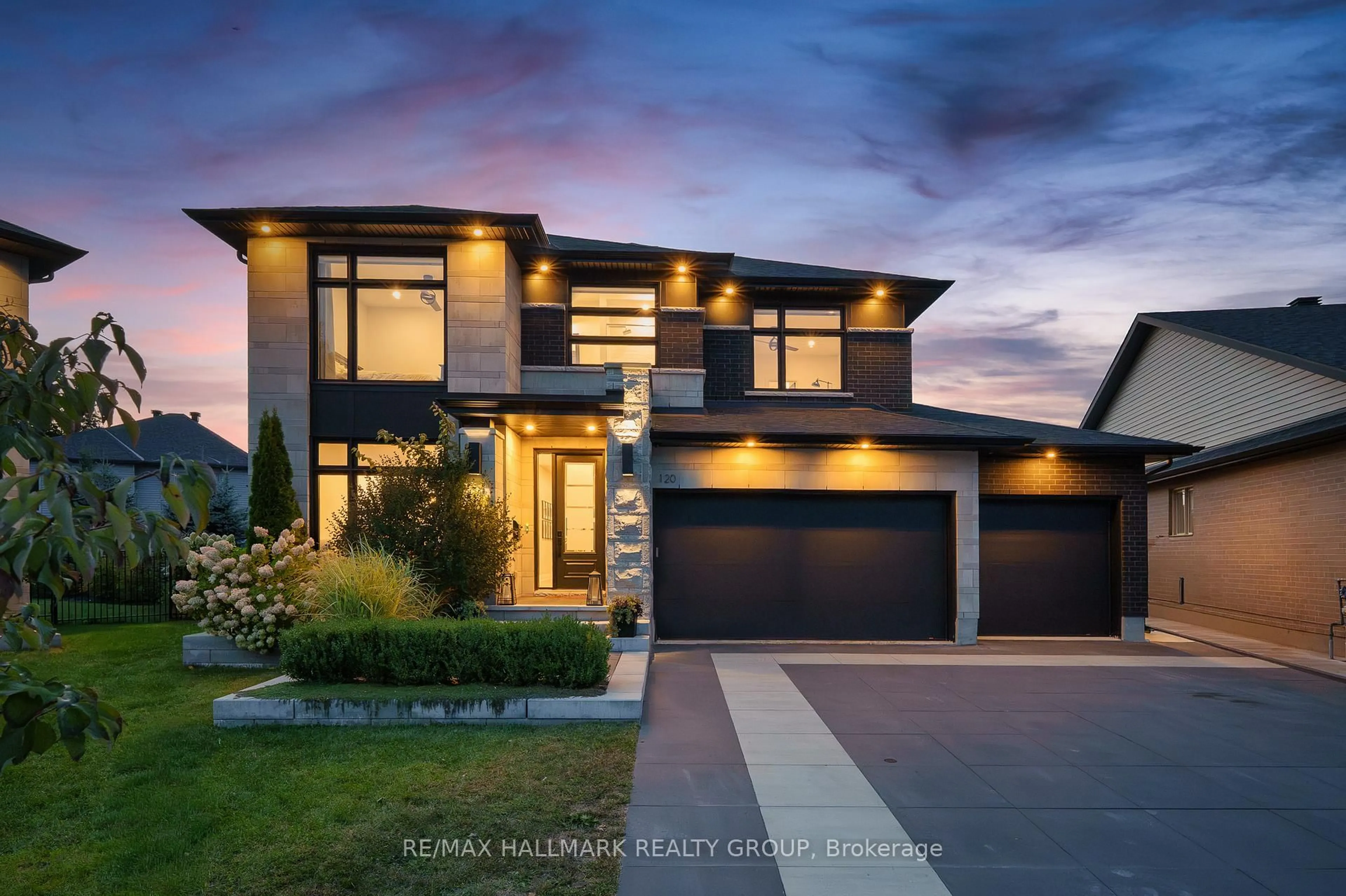 Home with brick exterior material, street for 120 Des Tournesols Crt, Ottawa Ontario K1W 0J2