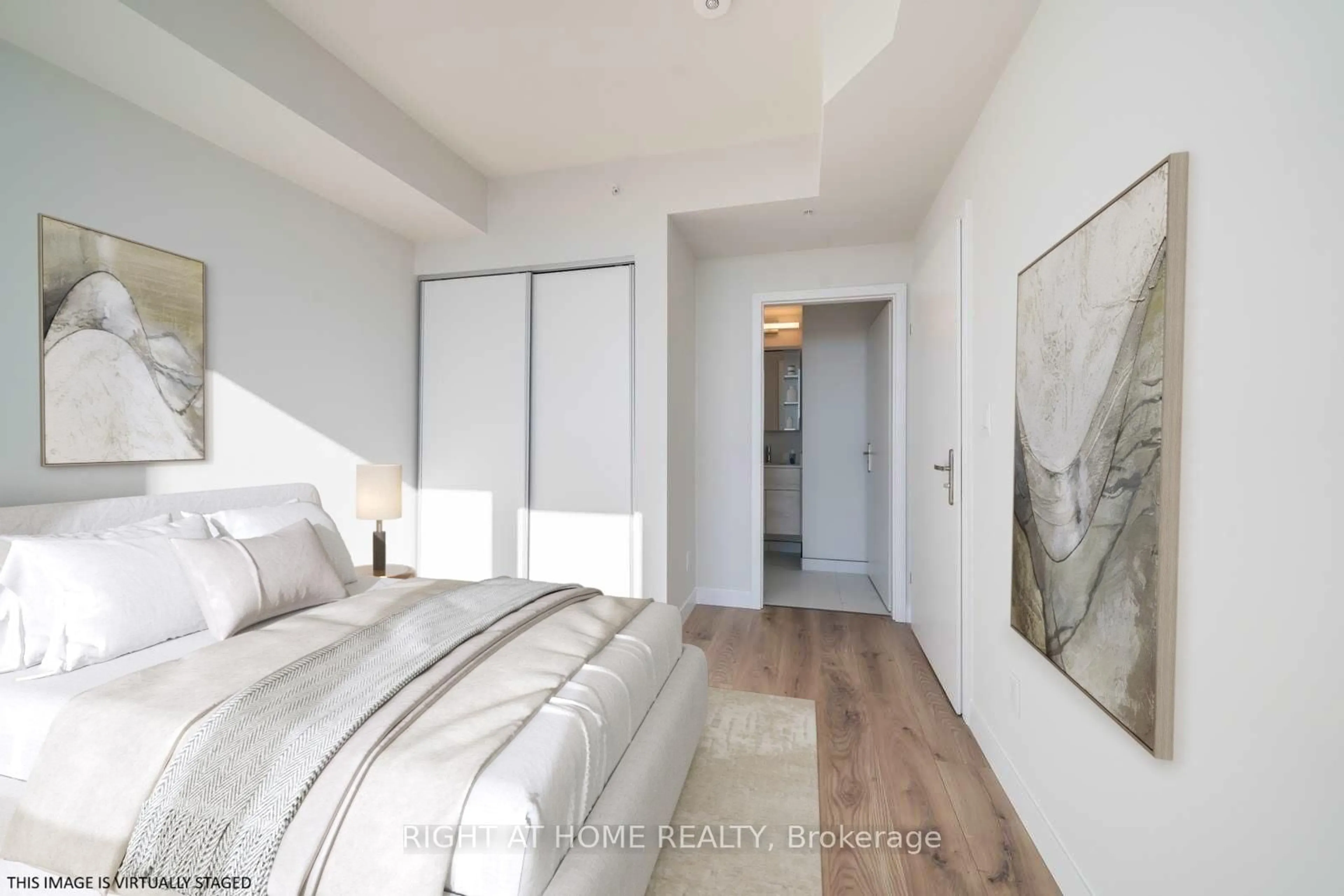 Bedroom with bed, unknown for 60 Frederick St #3910, Kitchener Ontario N2H 0C7