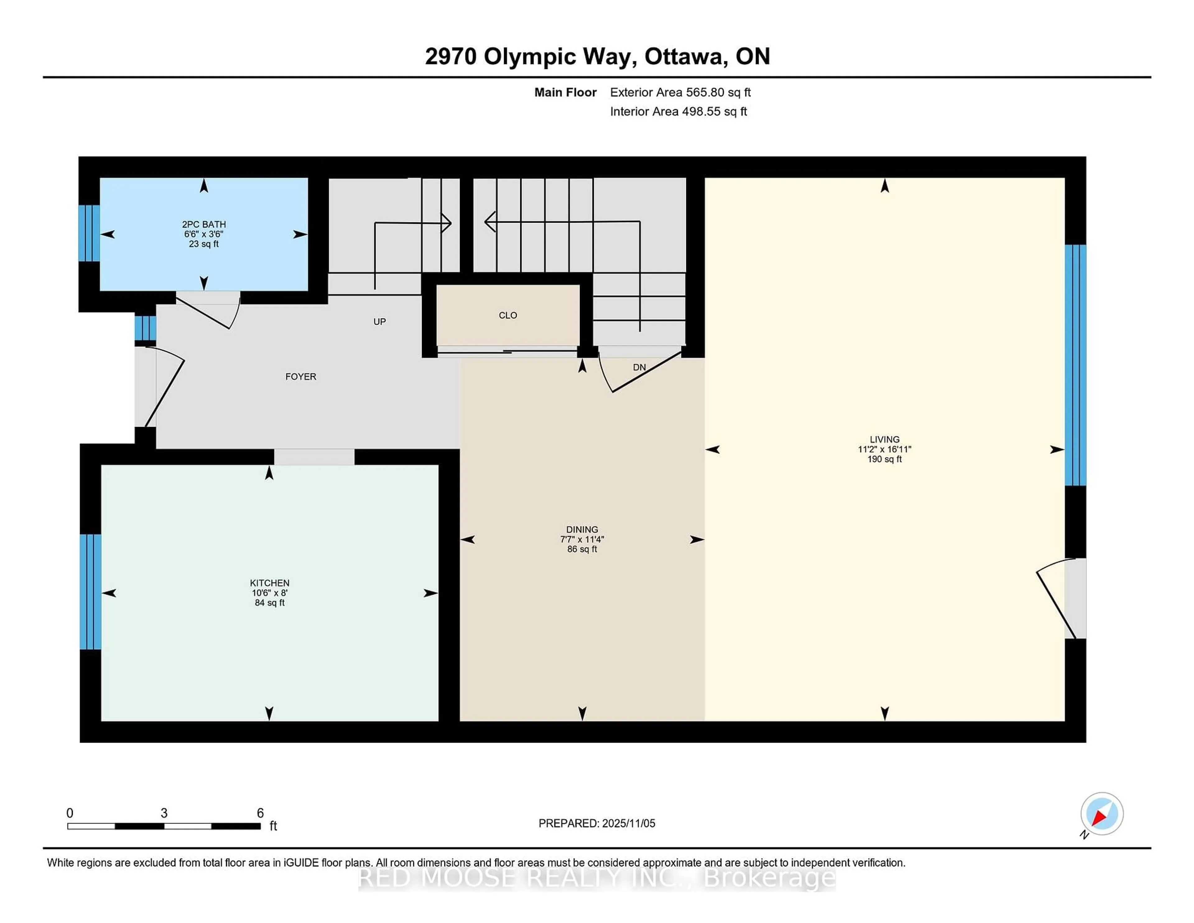Floor plan for 2970 Olympic Way #69, Ottawa Ontario K1T 1Y4