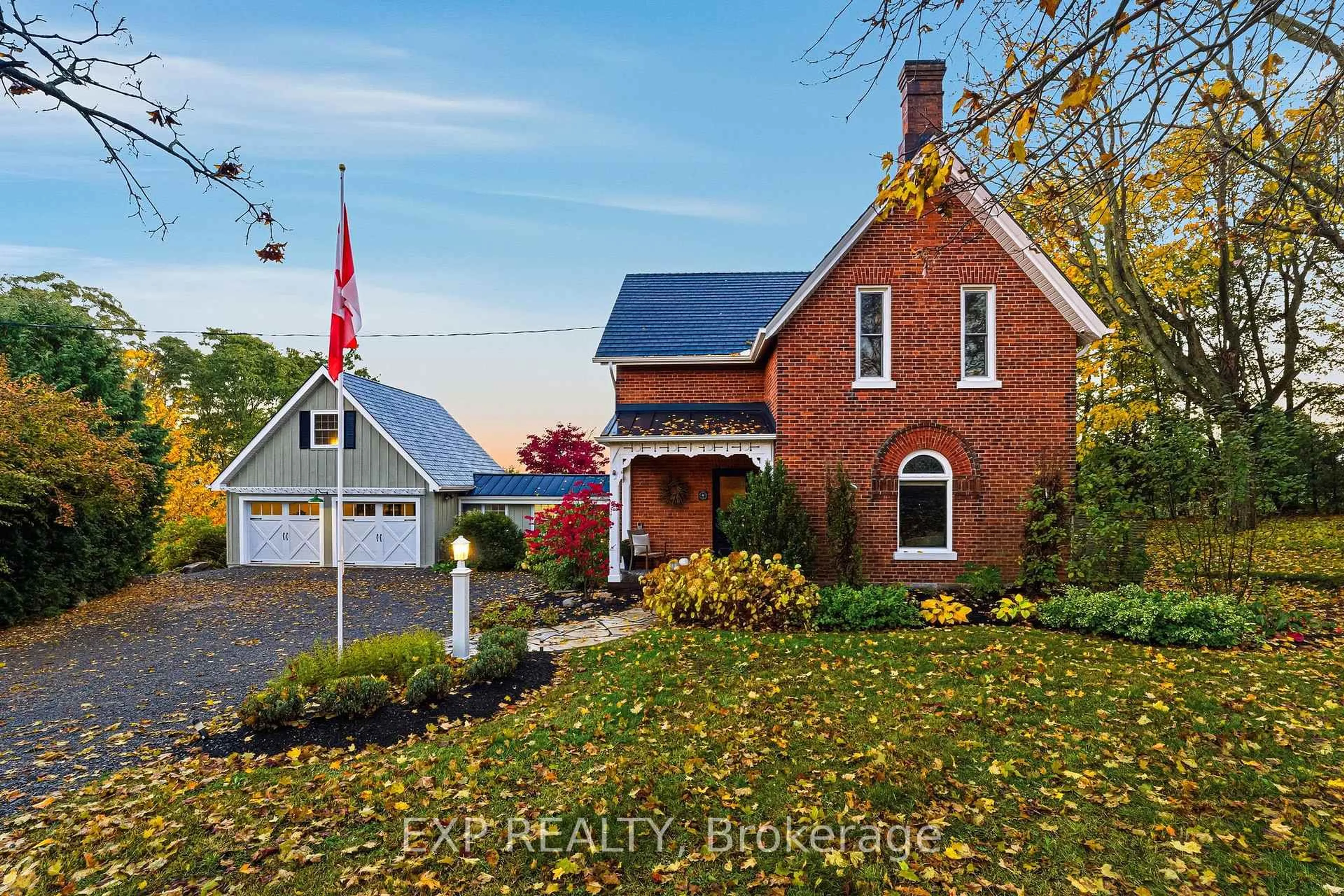 Home with brick exterior material, street for 7823 Bickle Hill Rd, Hamilton Township Ontario K9A 4J7