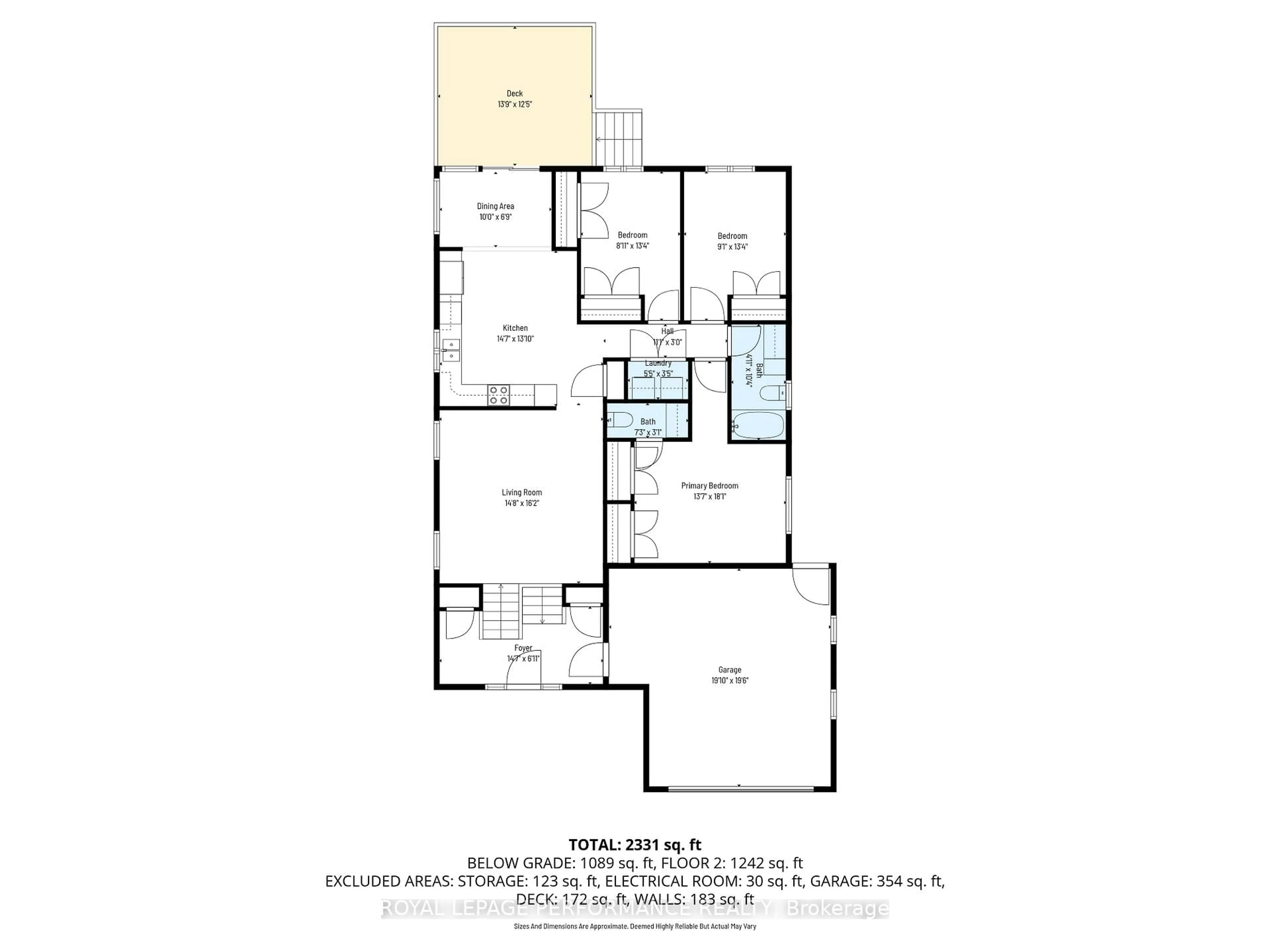 Floor plan for 5 Lamoureux St, The Nation Ontario K0G 1L0