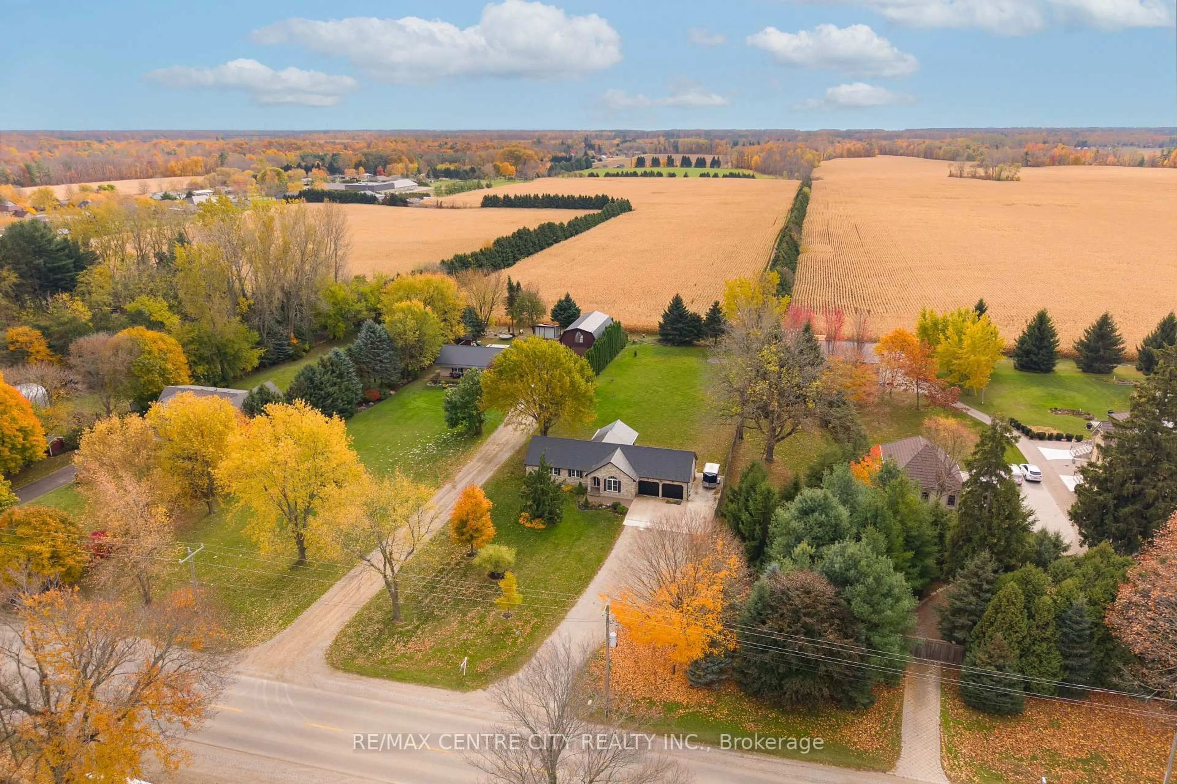 A pic from outside/outdoor area/front of a property/back of a property/a pic from drone, unknown for 50015 John Wise Line, Malahide Ontario N5H 2R5