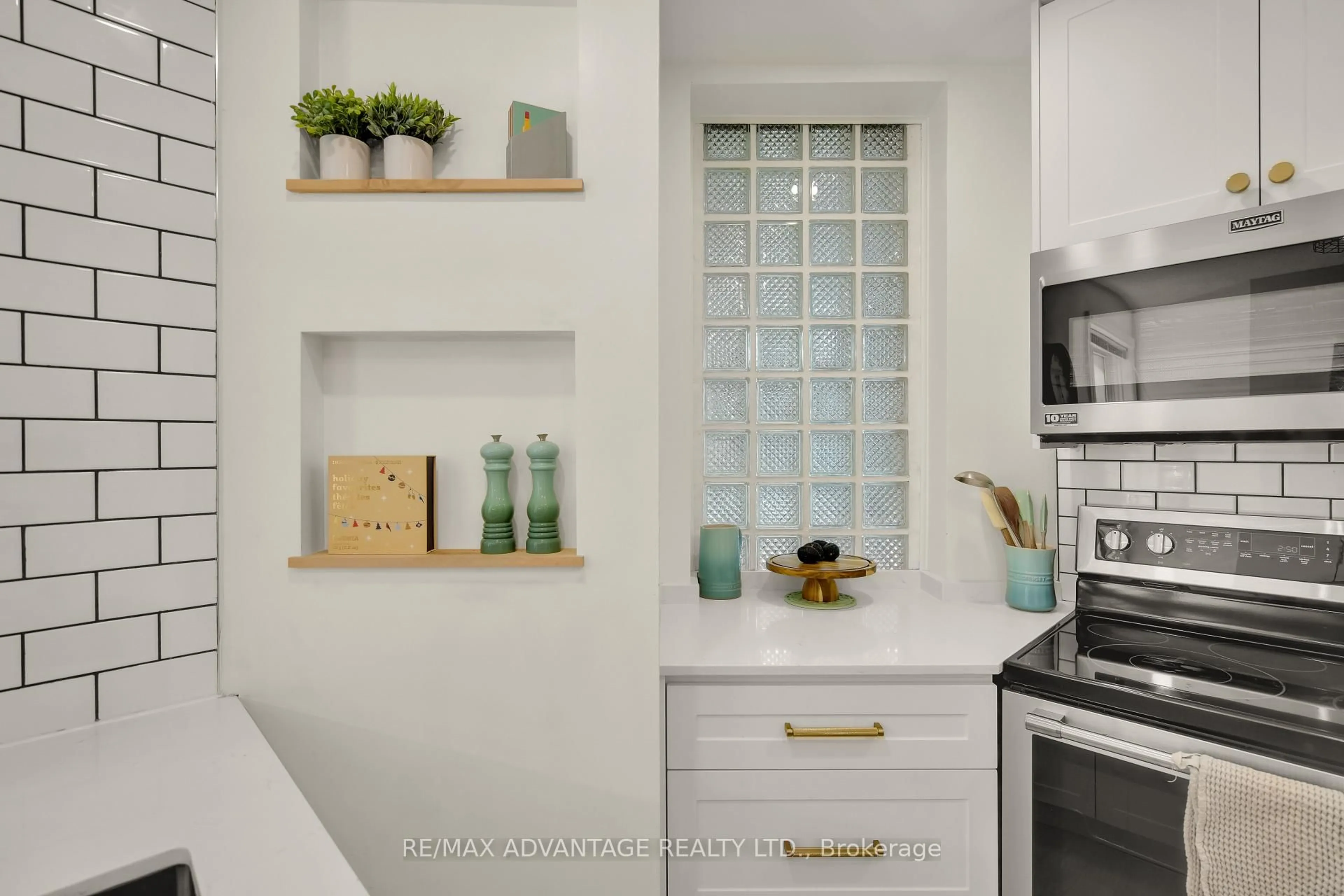 Contemporary kitchen, ceramic/tile floor for 460 Wellington St #408, London East Ontario N6A 3P8