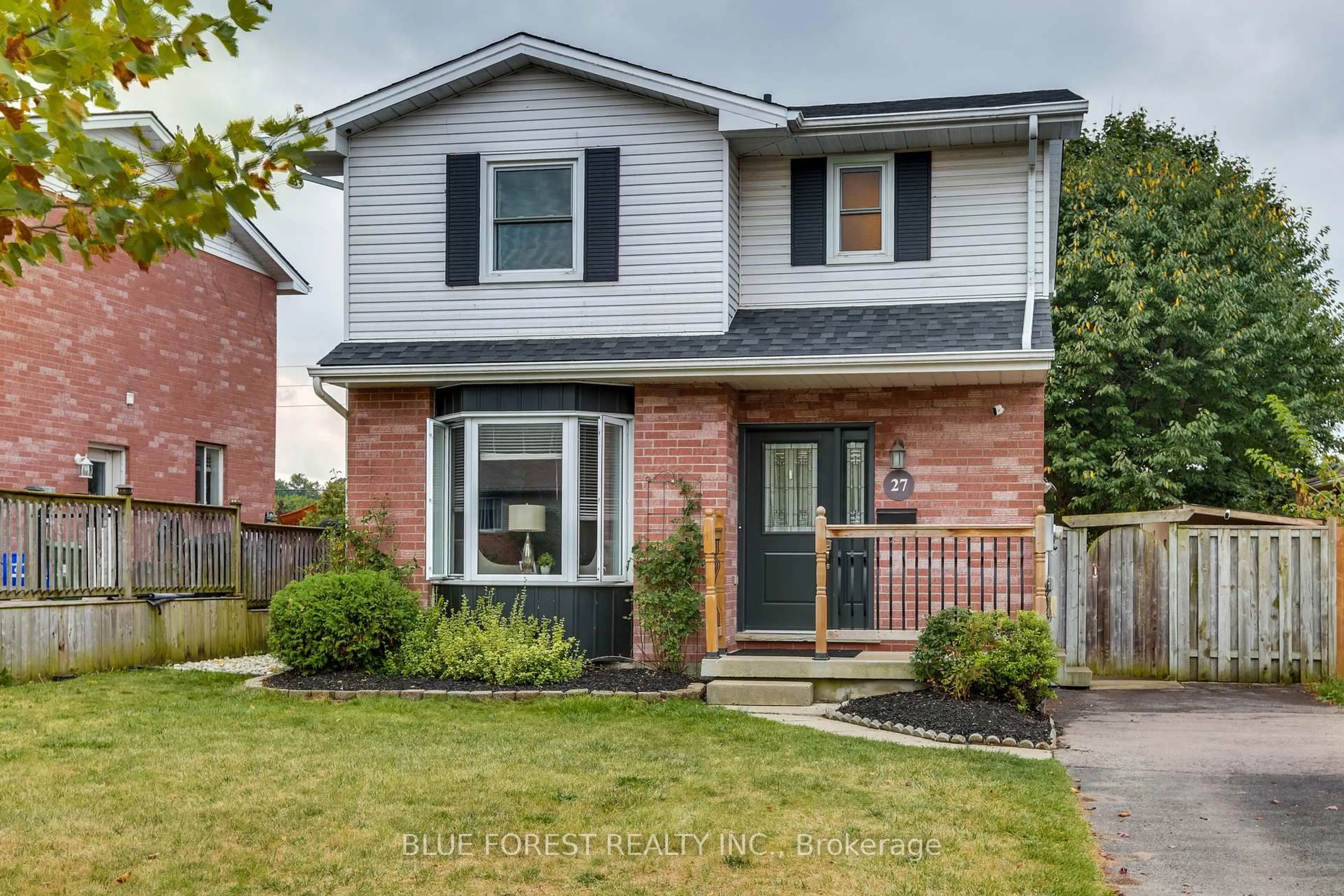 Home with brick exterior material, street for 27 Loggers Grve, London East Ontario N5W 5Y9