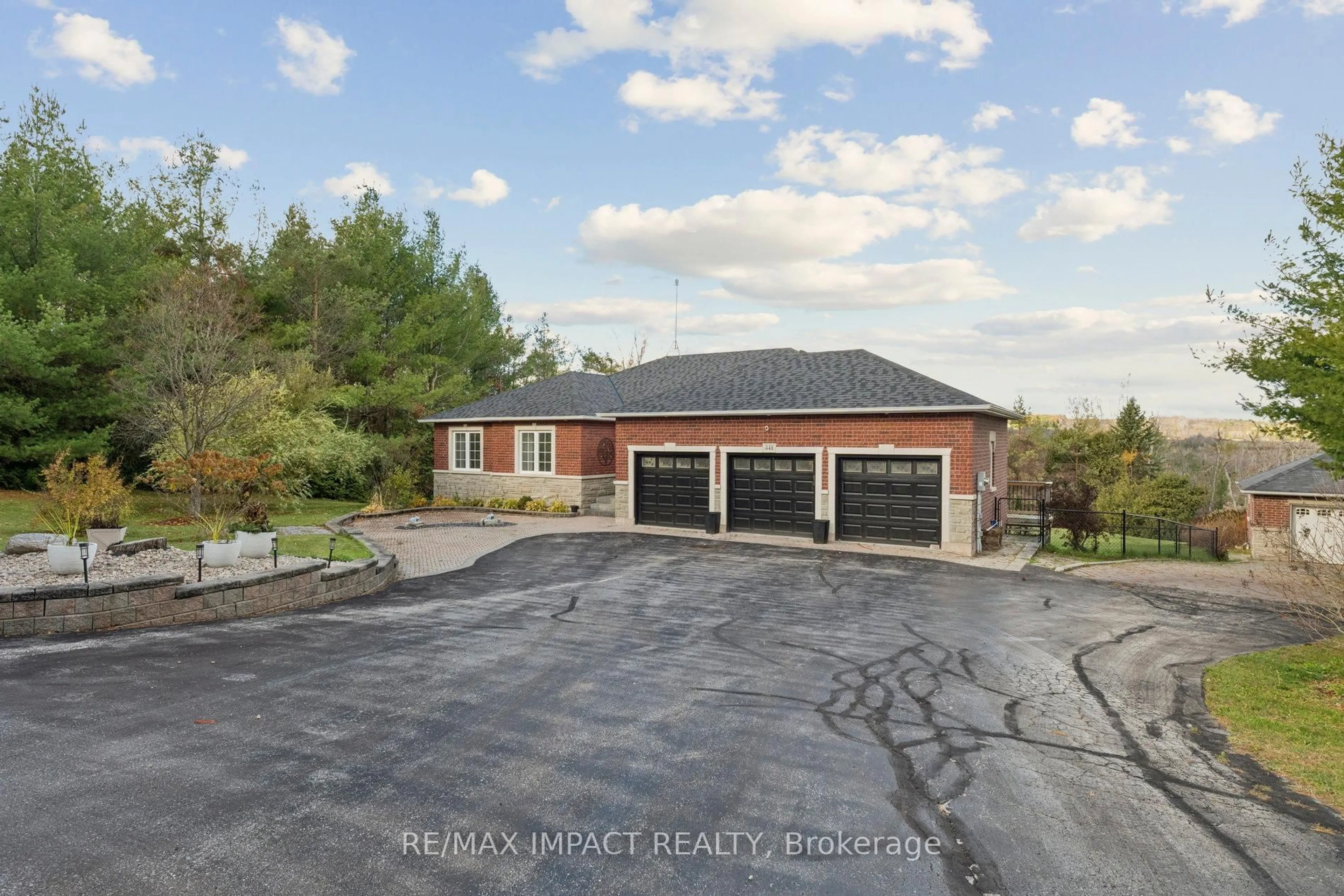 A pic from outside/outdoor area/front of a property/back of a property/a pic from drone, unknown for 448 7A Highway, Cavan Monaghan Ontario L0A 1C0