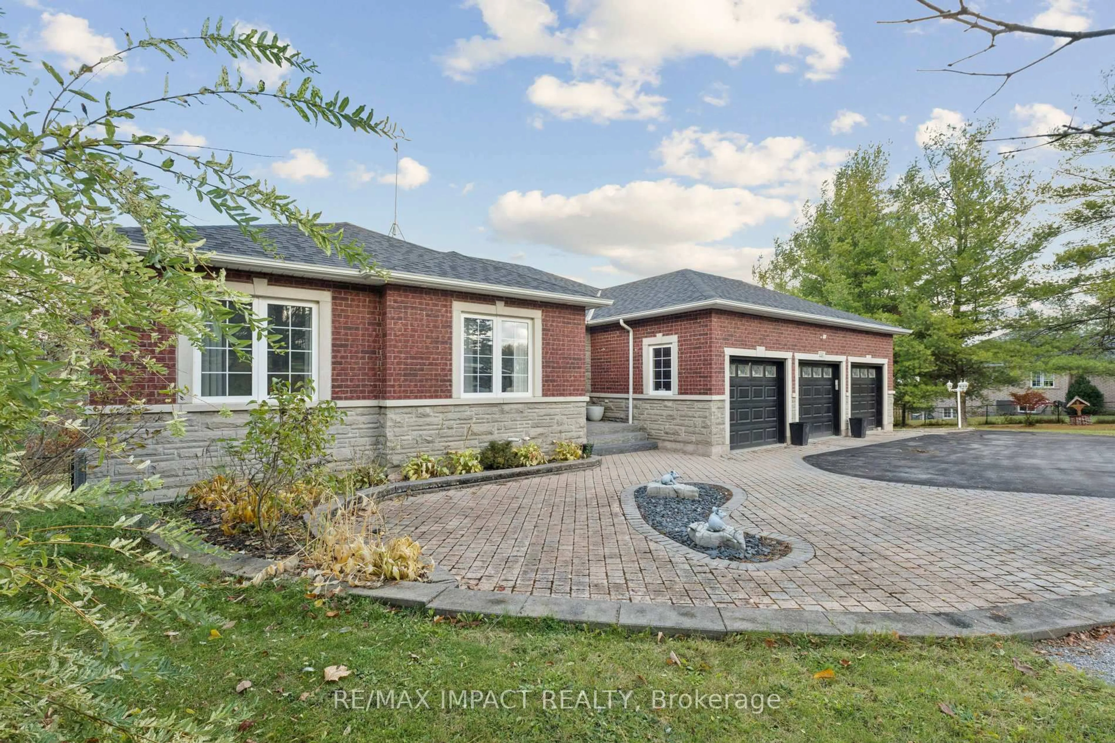Home with brick exterior material, street for 448 7A Highway, Cavan Monaghan Ontario L0A 1C0