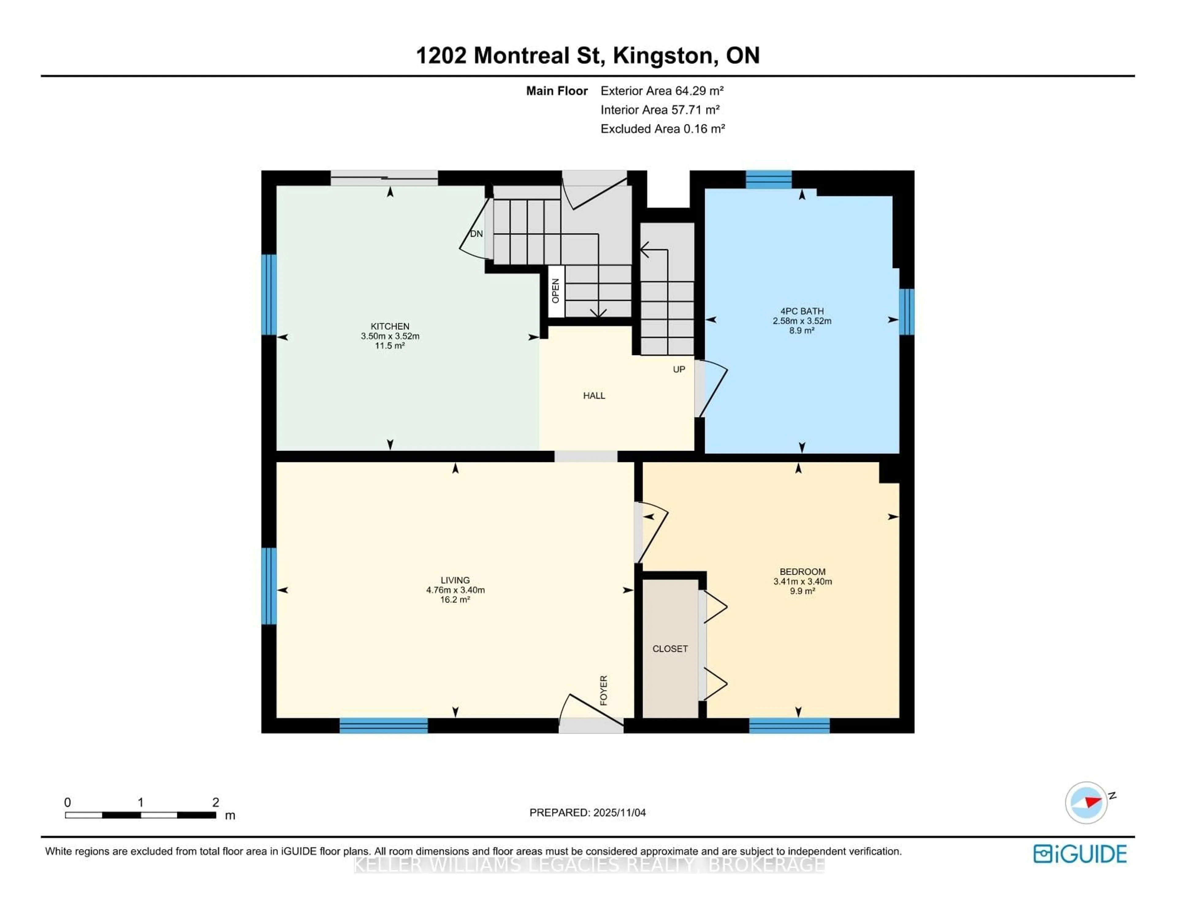 Floor plan for 1202 MONTREAL St, Kingston Ontario K7K 3L1