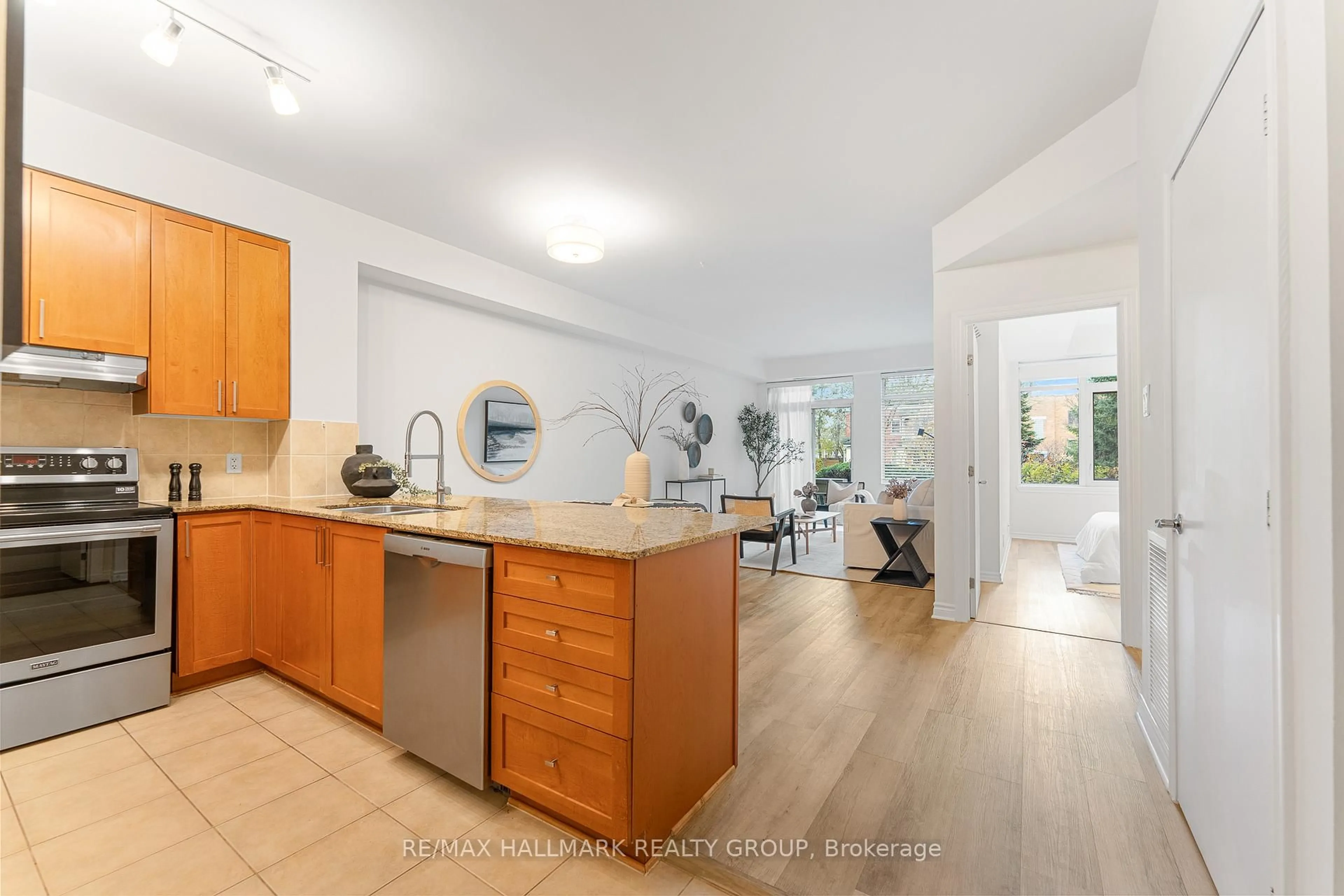 Open concept kitchen, unknown for 205 Bolton St #129, Ottawa Ontario K1N 1K7