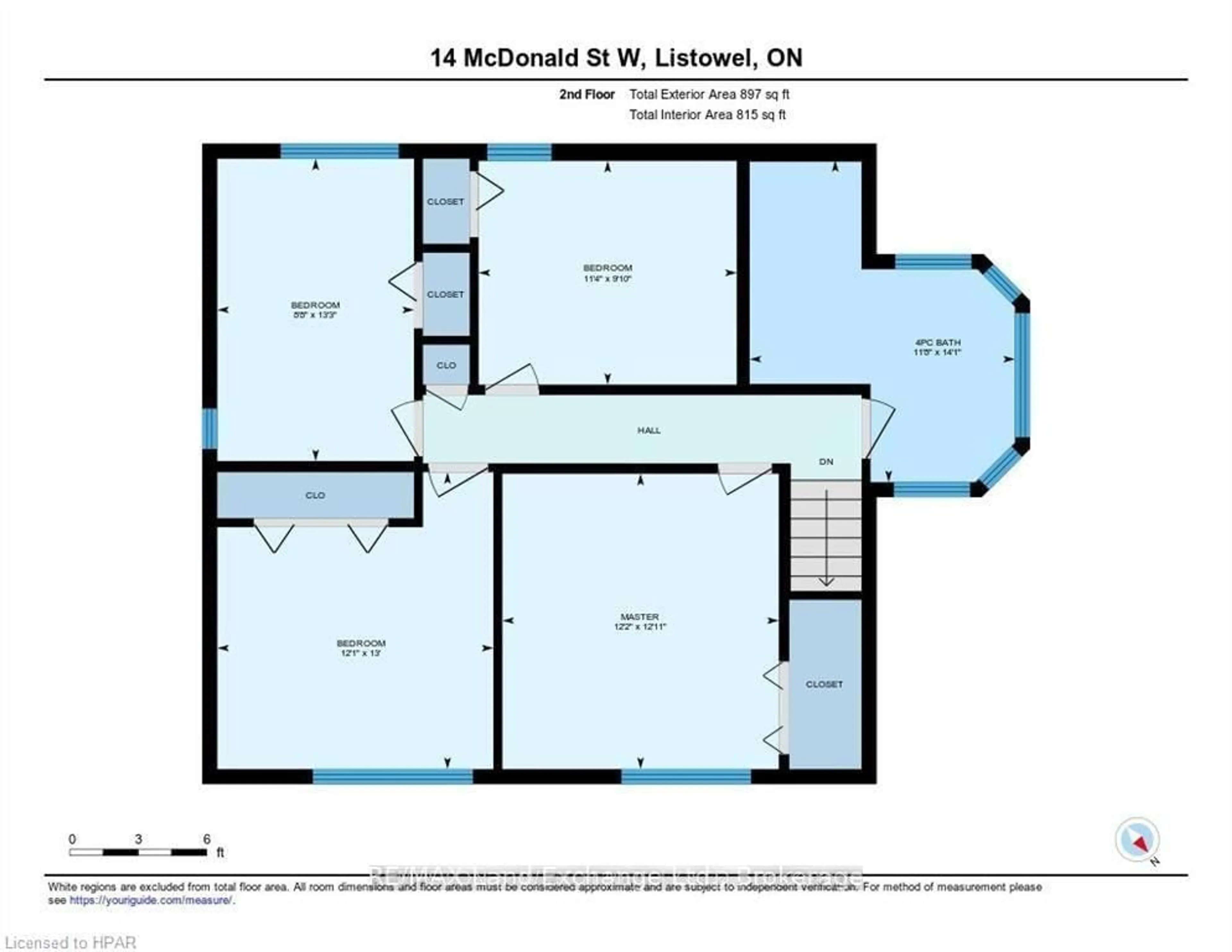 Floor plan for 14 McDonald St, North Perth Ontario N4W 1K4