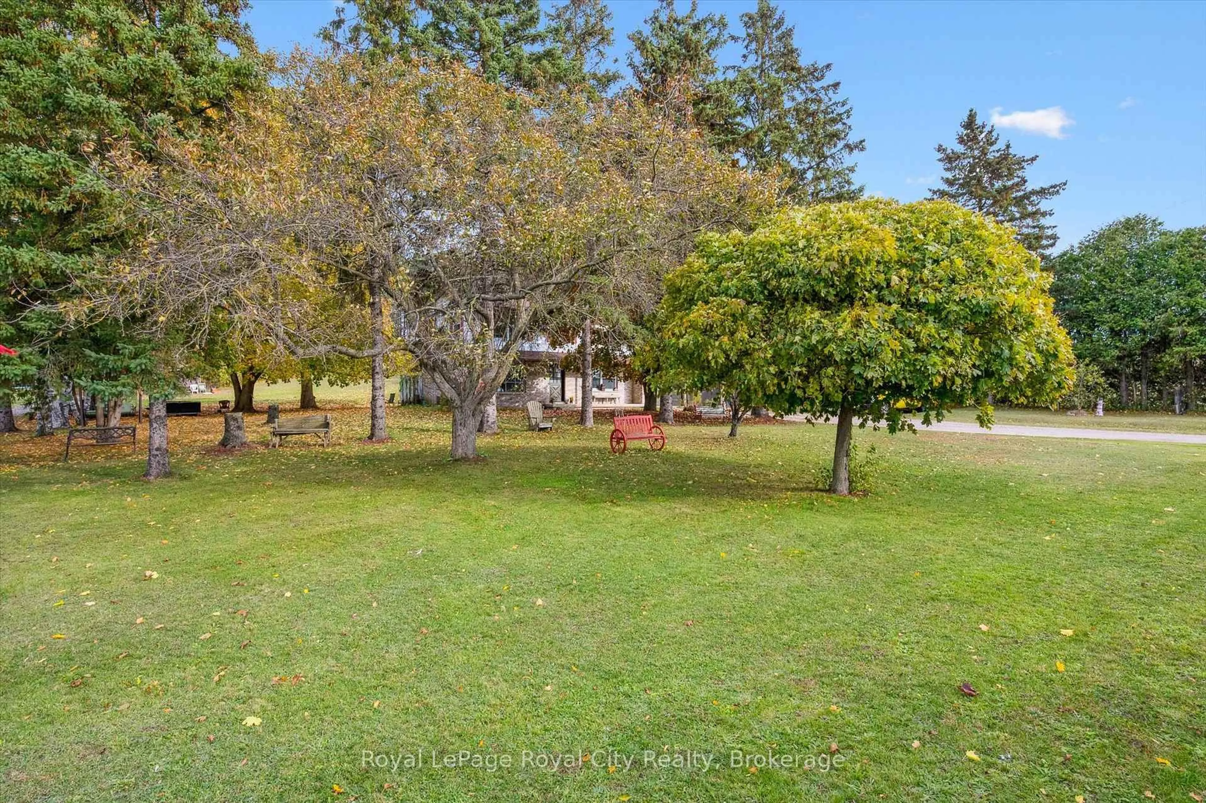 A pic from outside/outdoor area/front of a property/back of a property/a pic from drone, forest/trees view for 4769 Wellington Road 32 Rd, Centre Wellington Ontario N1H 6J3