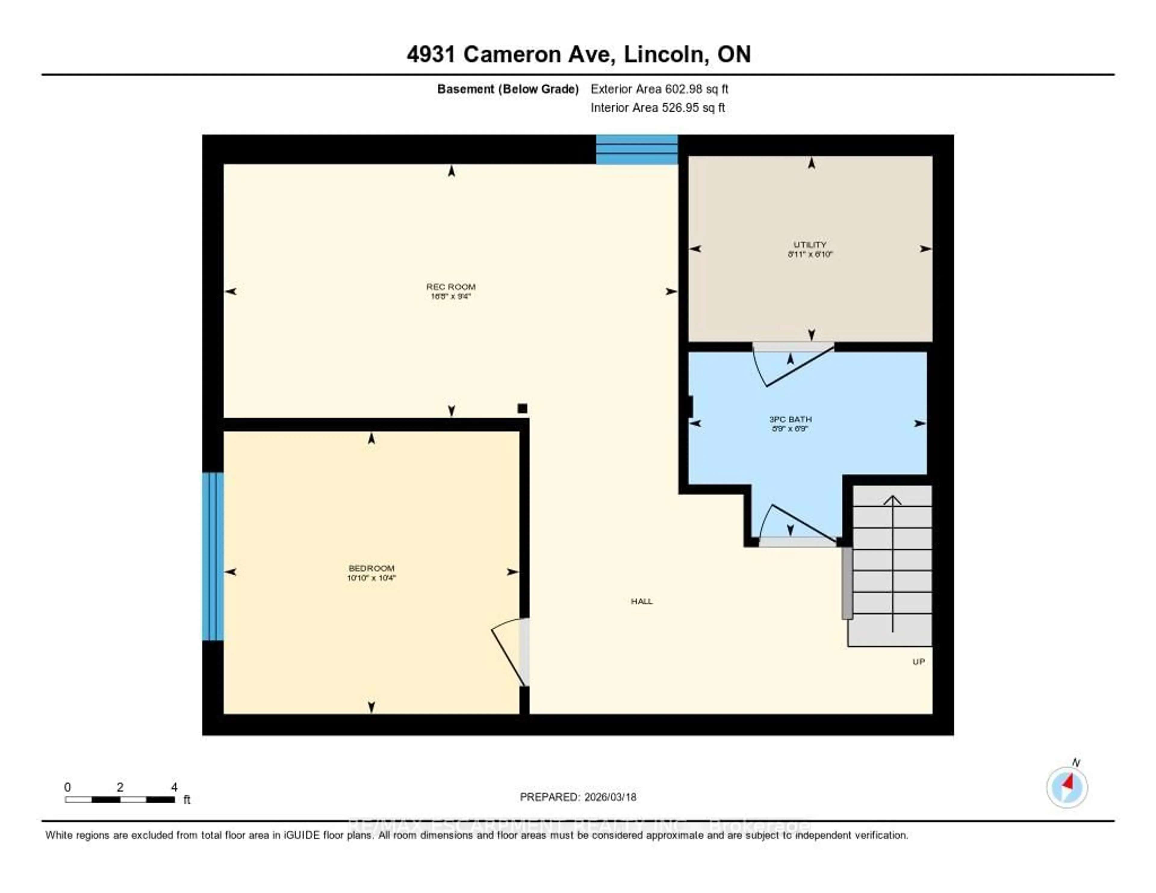 Floor plan for 24 Lake St, Grimsby Ontario L3M 2G7