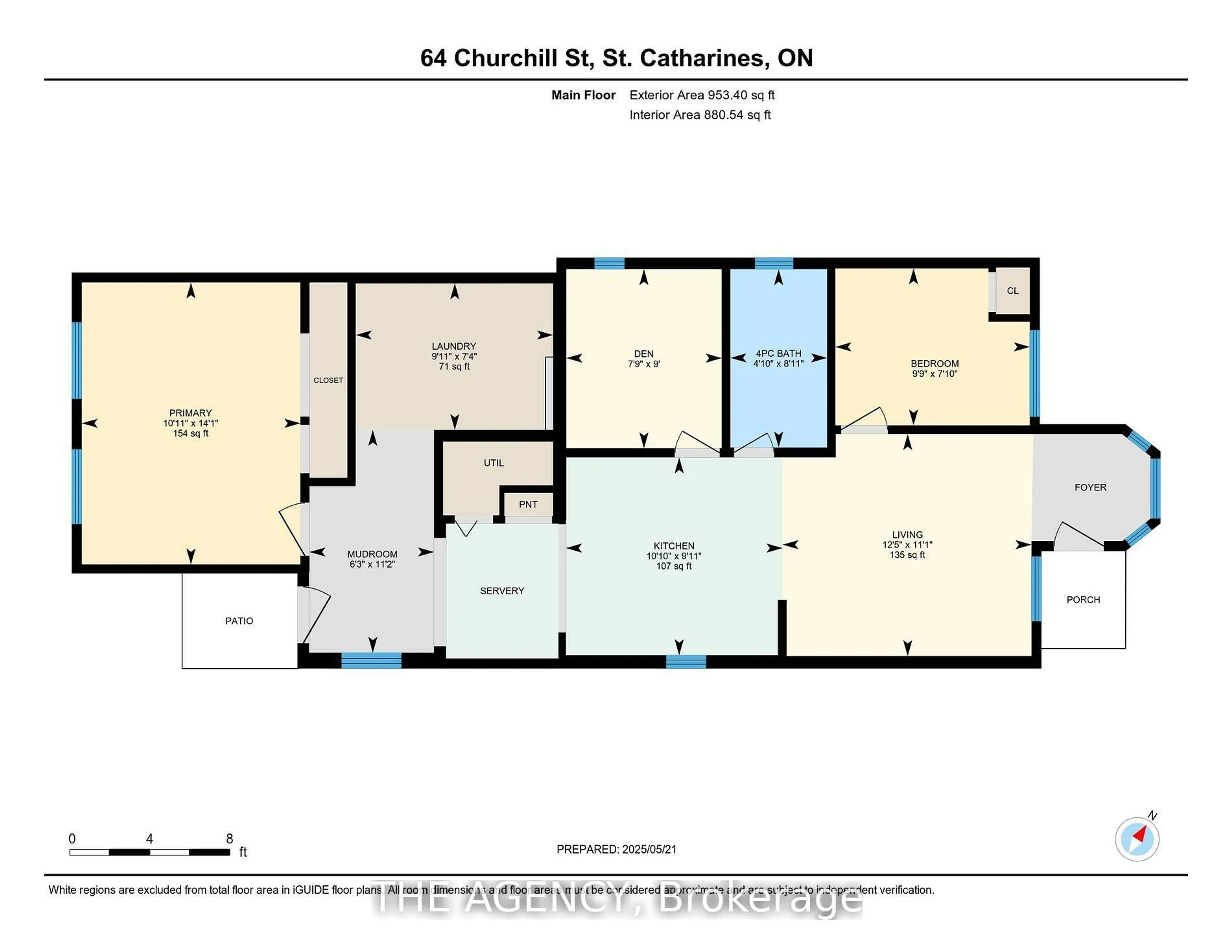 Floor plan for 64 Churchill St, St. Catharines Ontario L2S 2P5