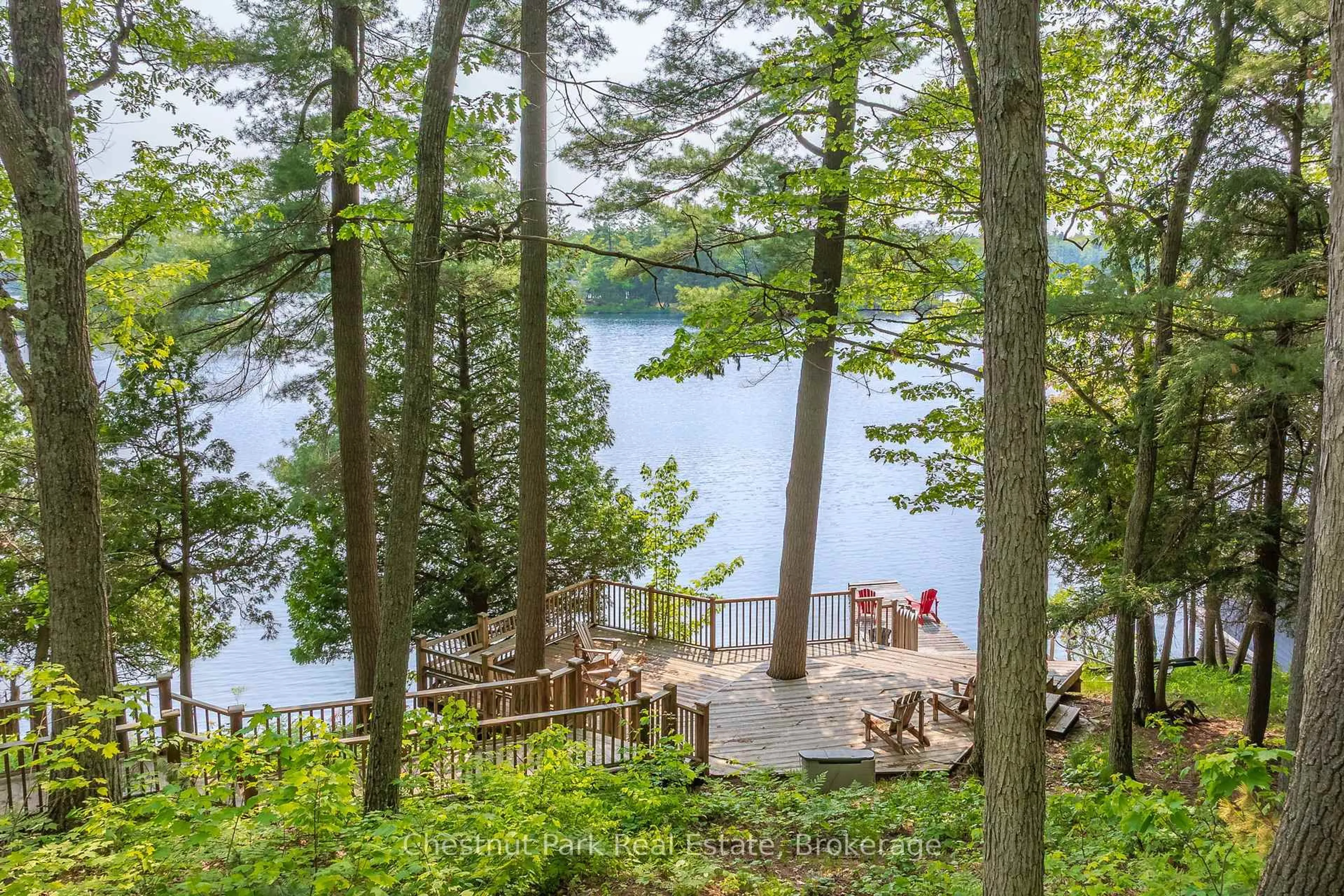 Patio, water/lake/river/ocean view for 1143 Leonard Lake 1 Rd, Muskoka Lakes Ontario P1L 2G7