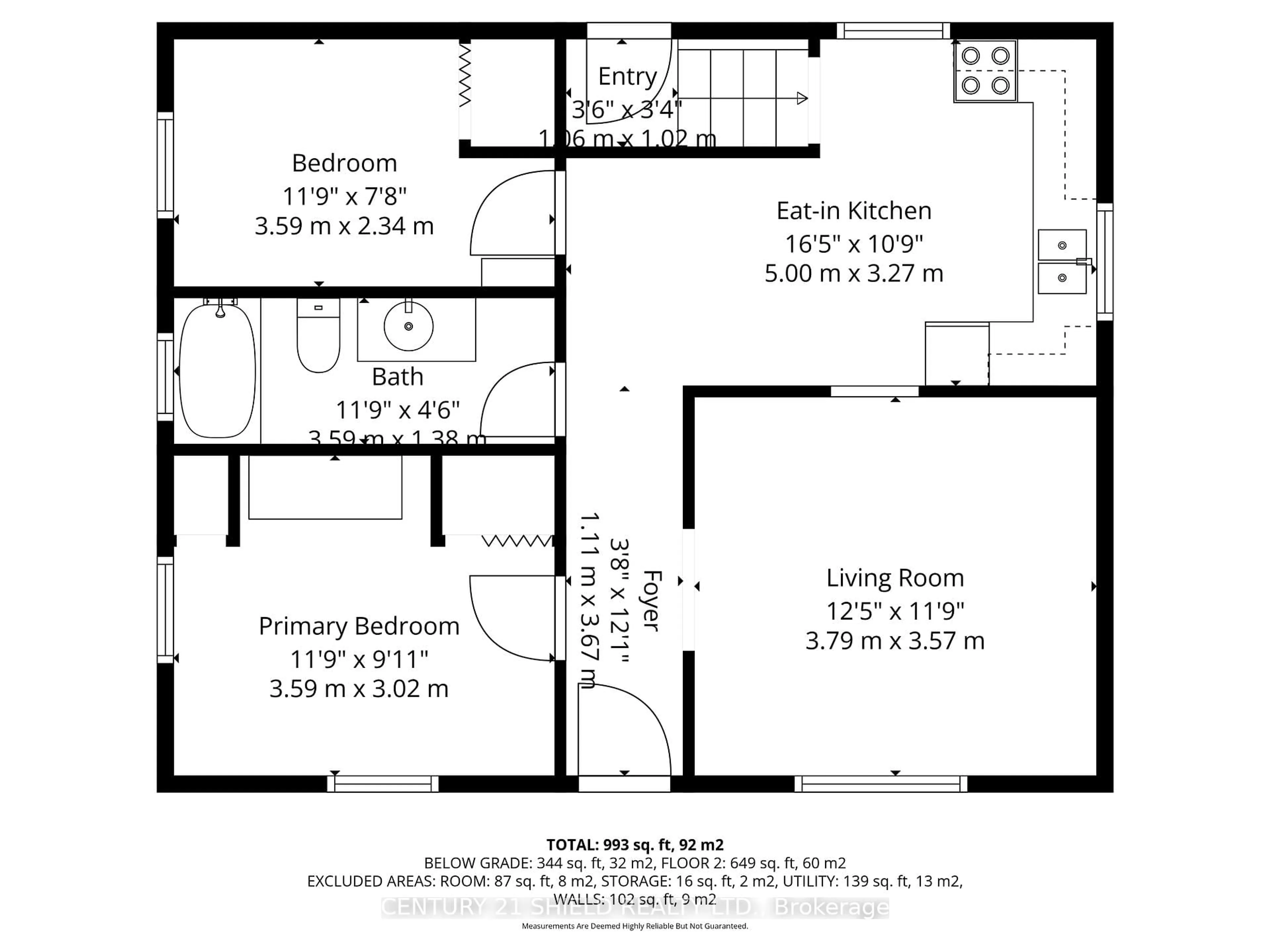 Floor plan for 1201 Daly Ave, Cornwall Ontario K6J 4W1