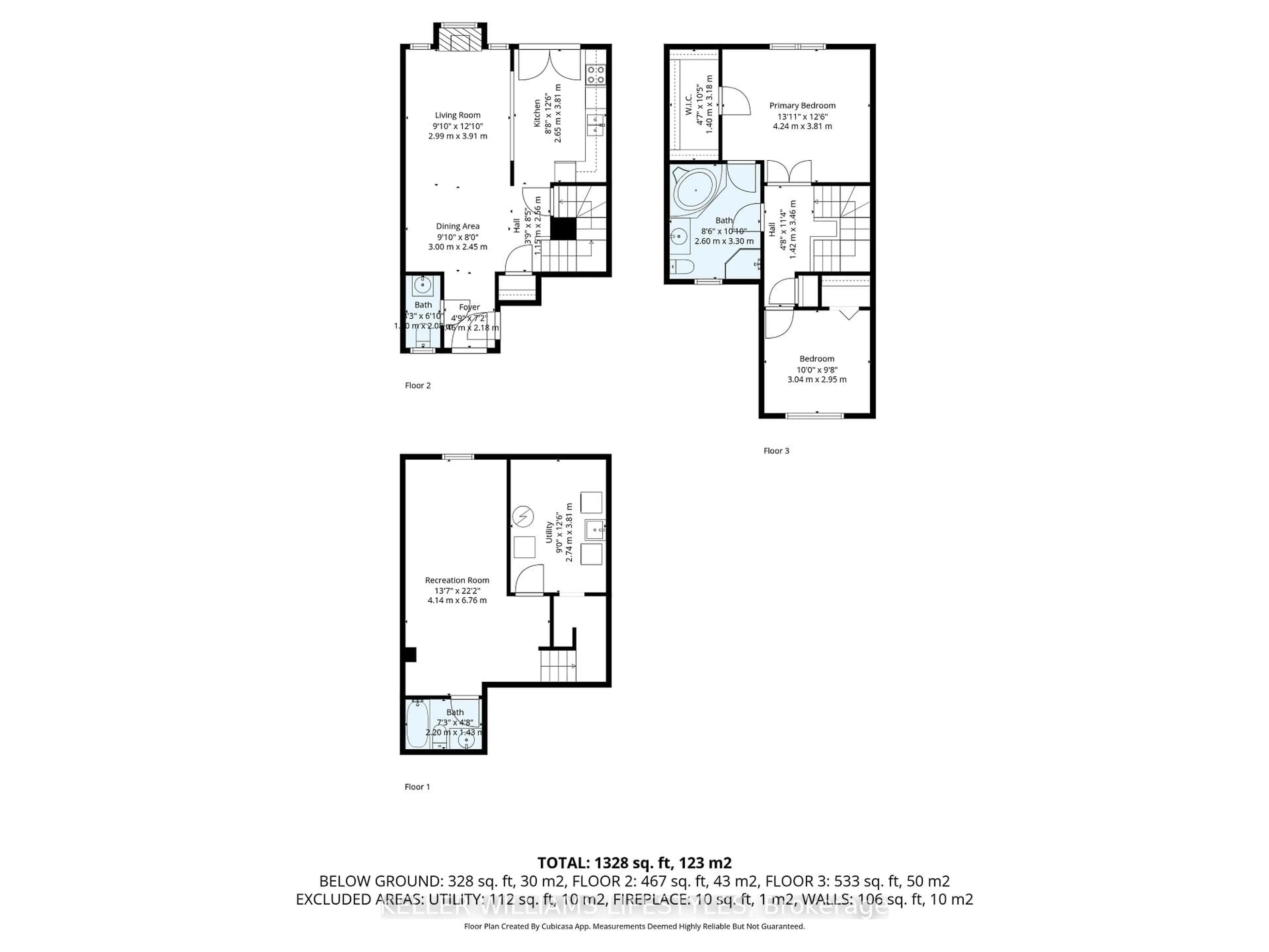 Floor plan for 505 Proudfoot Lane #2, London North Ontario N6H 5N8