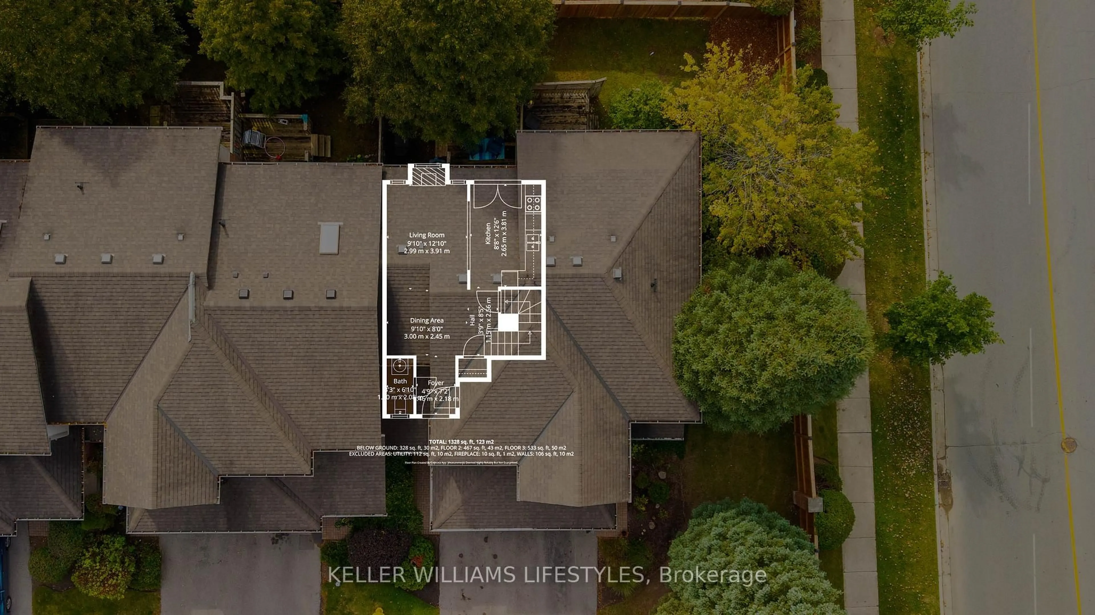 A pic from outside/outdoor area/front of a property/back of a property/a pic from drone, city buildings view from balcony for 505 Proudfoot Lane #2, London North Ontario N6H 5N8