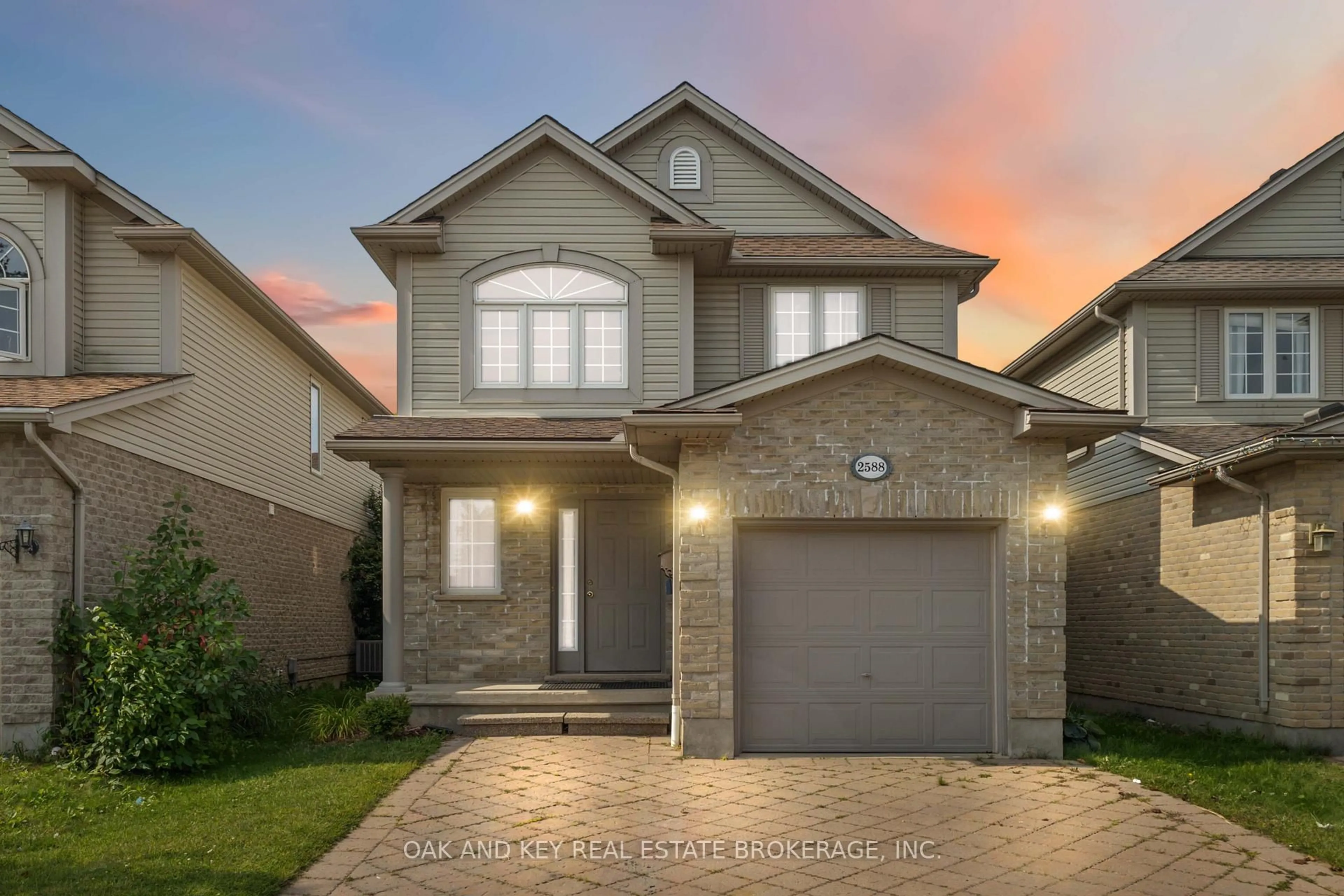 Home with brick exterior material, street for 2588 Meadowgate Blvd, London South Ontario N6M 1L8