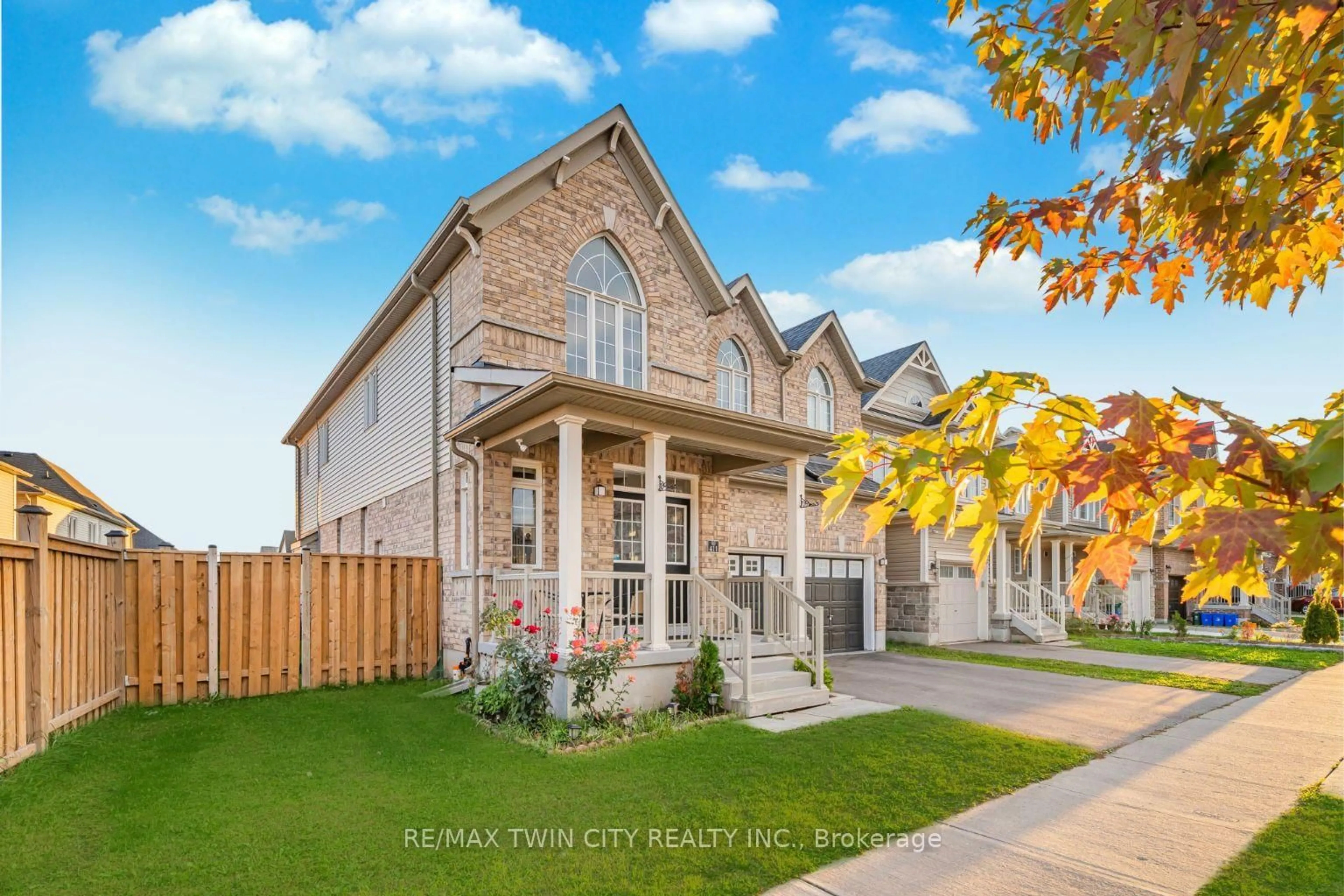 Home with brick exterior material, street for 411 Linden Dr, Cambridge Ontario N3H 0C2