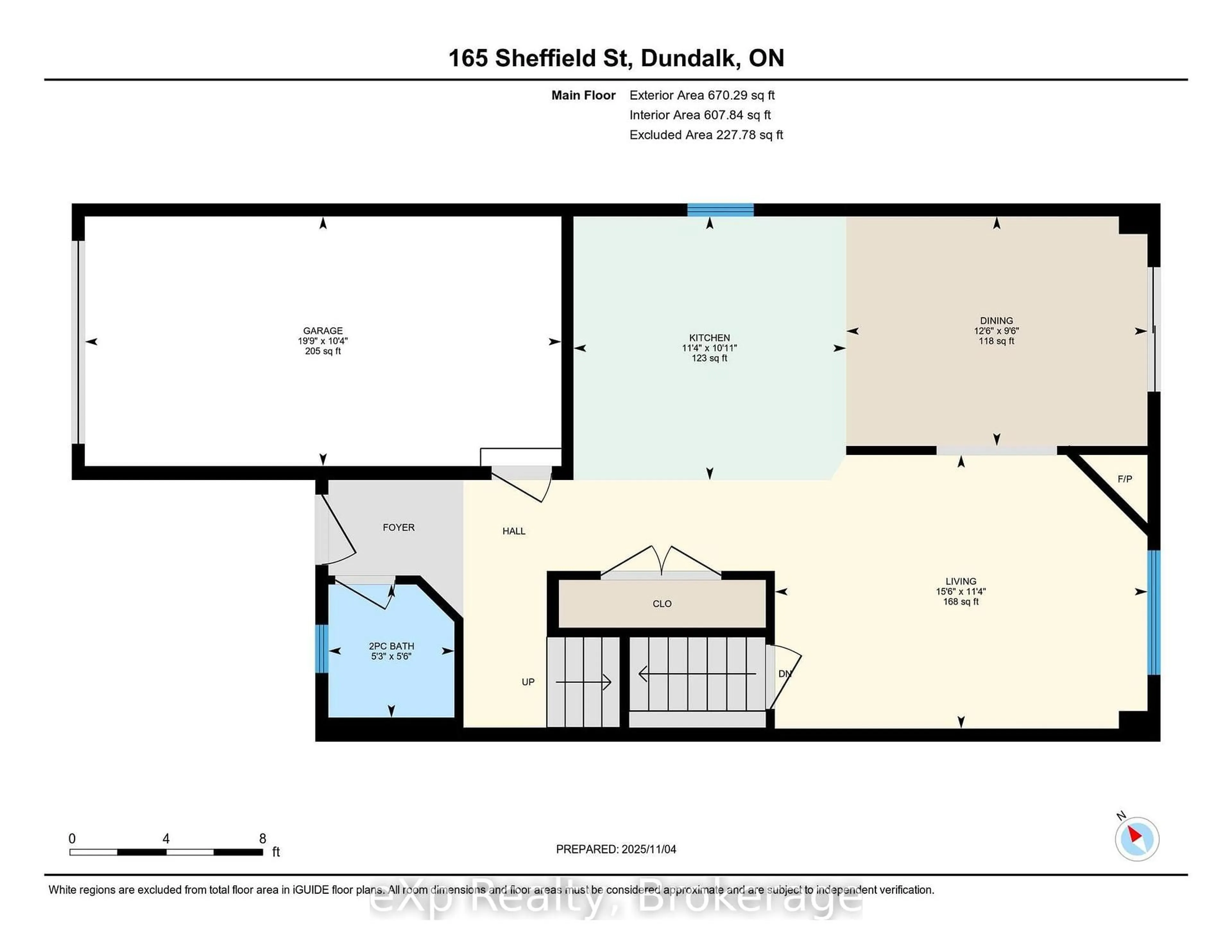 Floor plan for 165 Sheffield St, Southgate Ontario N0C 1B0