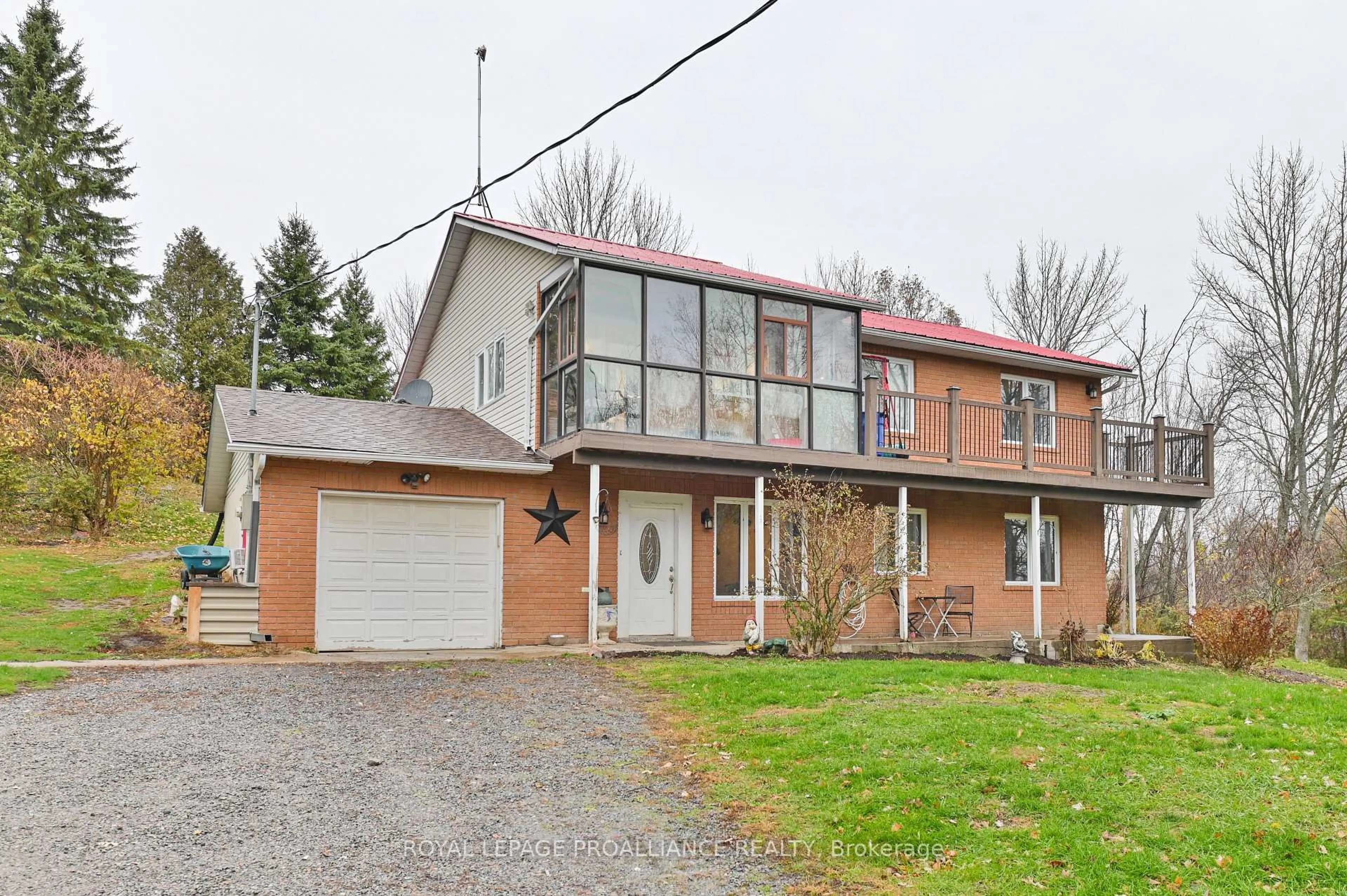 Home with brick exterior material, street for 1403A Crookston Rd, Tweed Ontario K0K 3J0