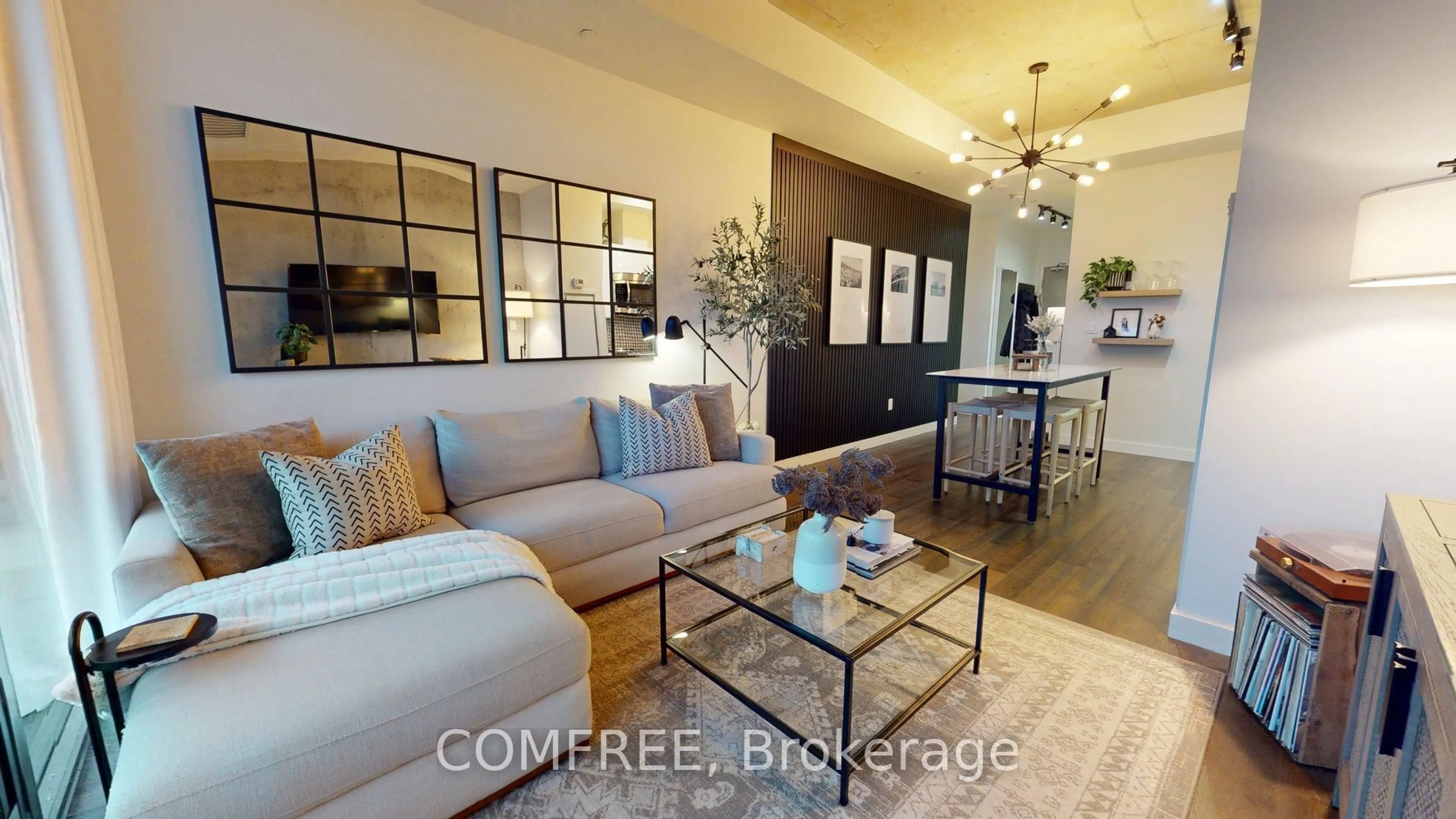 Living room with furniture, unknown for 224 Lyon St #402, Ottawa Ontario K1R 0C1