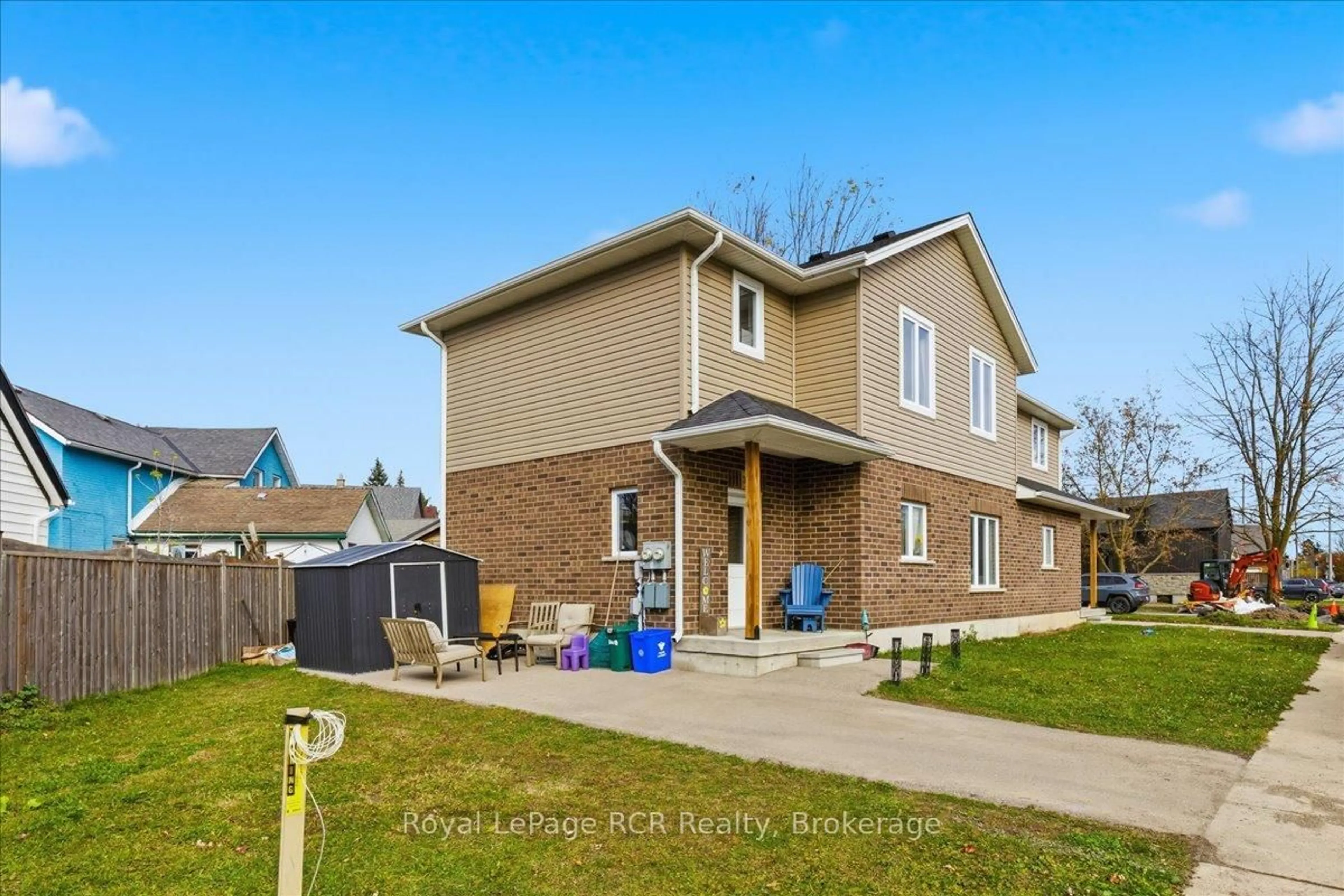 Home with brick exterior material, street for 38 Cobourg Lane, Stratford Ontario N5A 1E7