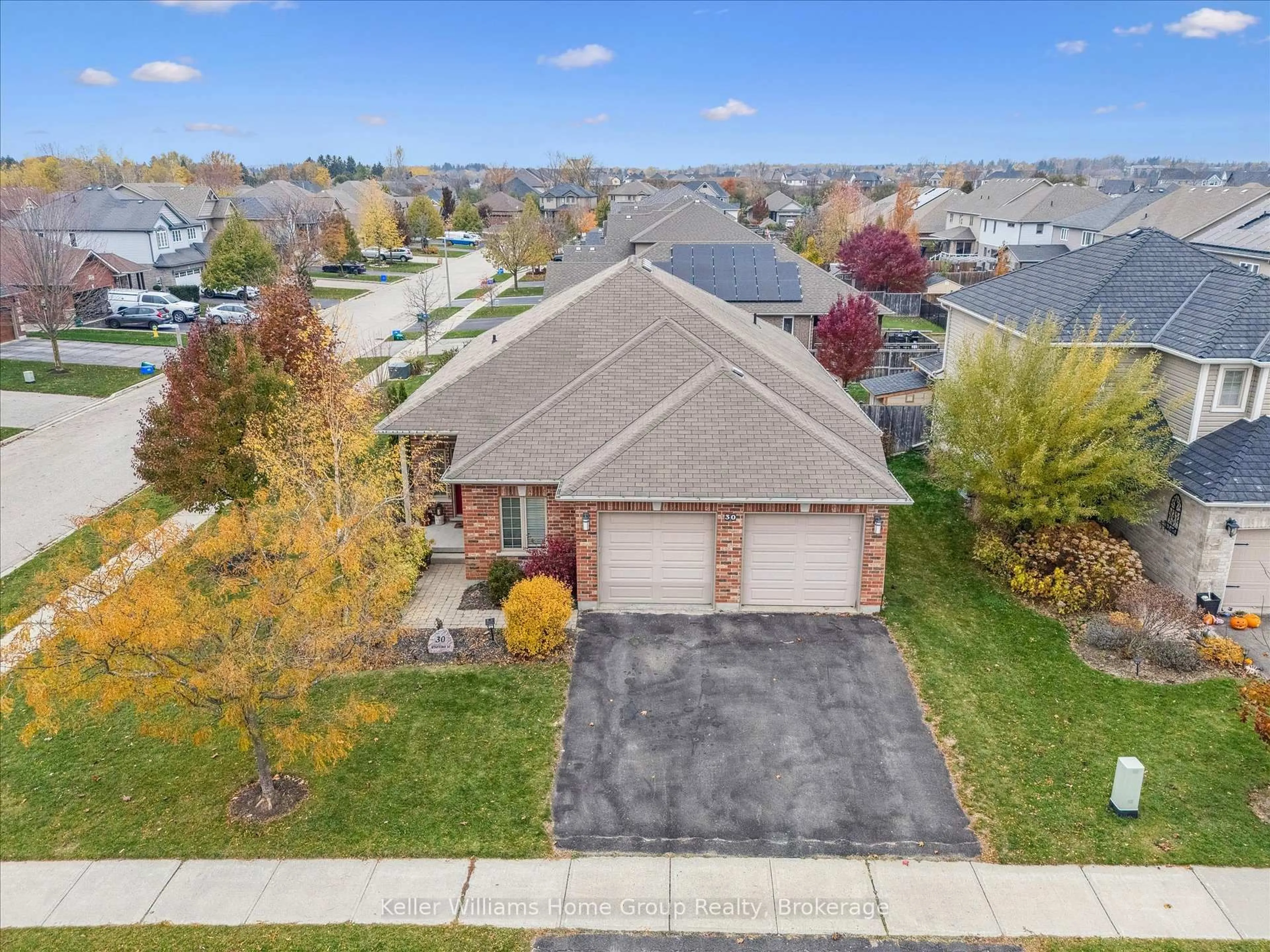 A pic from outside/outdoor area/front of a property/back of a property/a pic from drone, street for 30 Stafford St, Centre Wellington Ontario N0B 1S0