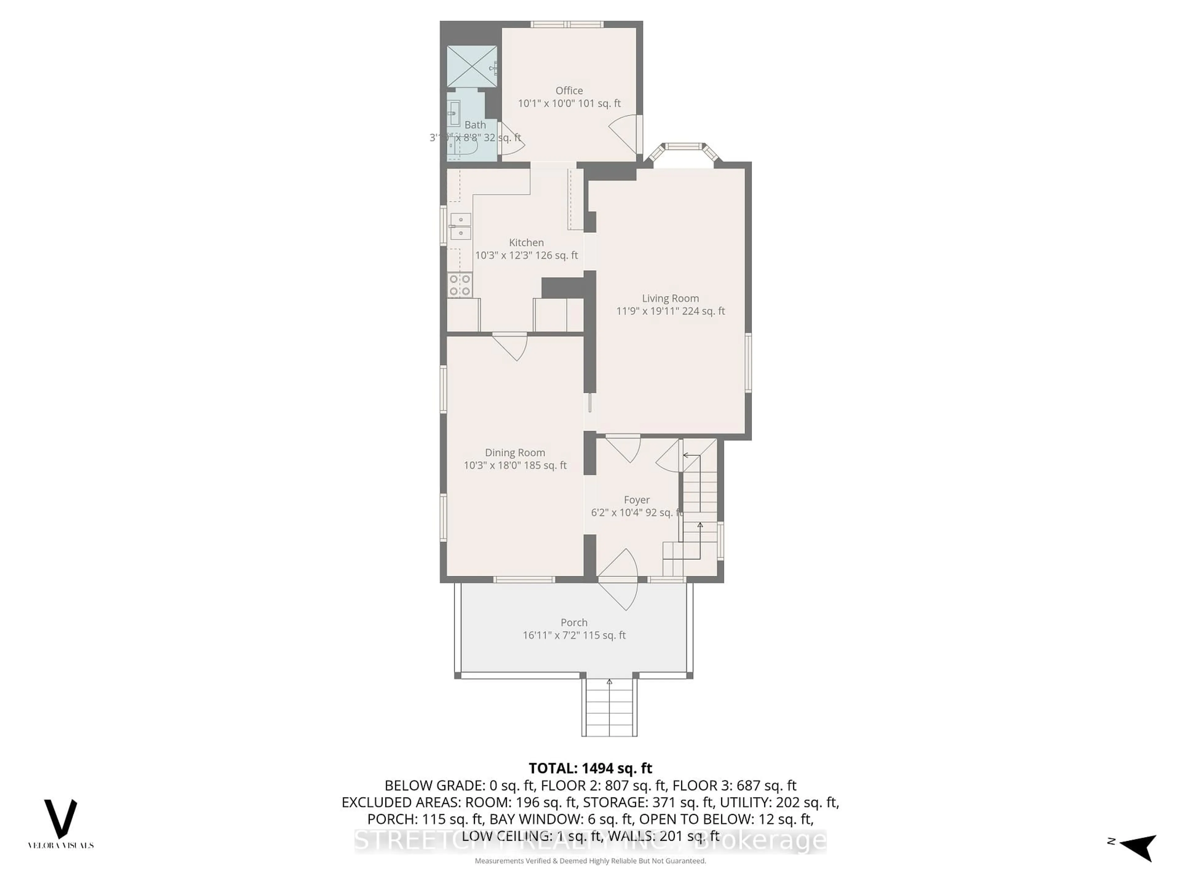 Floor plan for 8 Bellevue Ave, London South Ontario N6C 4A5