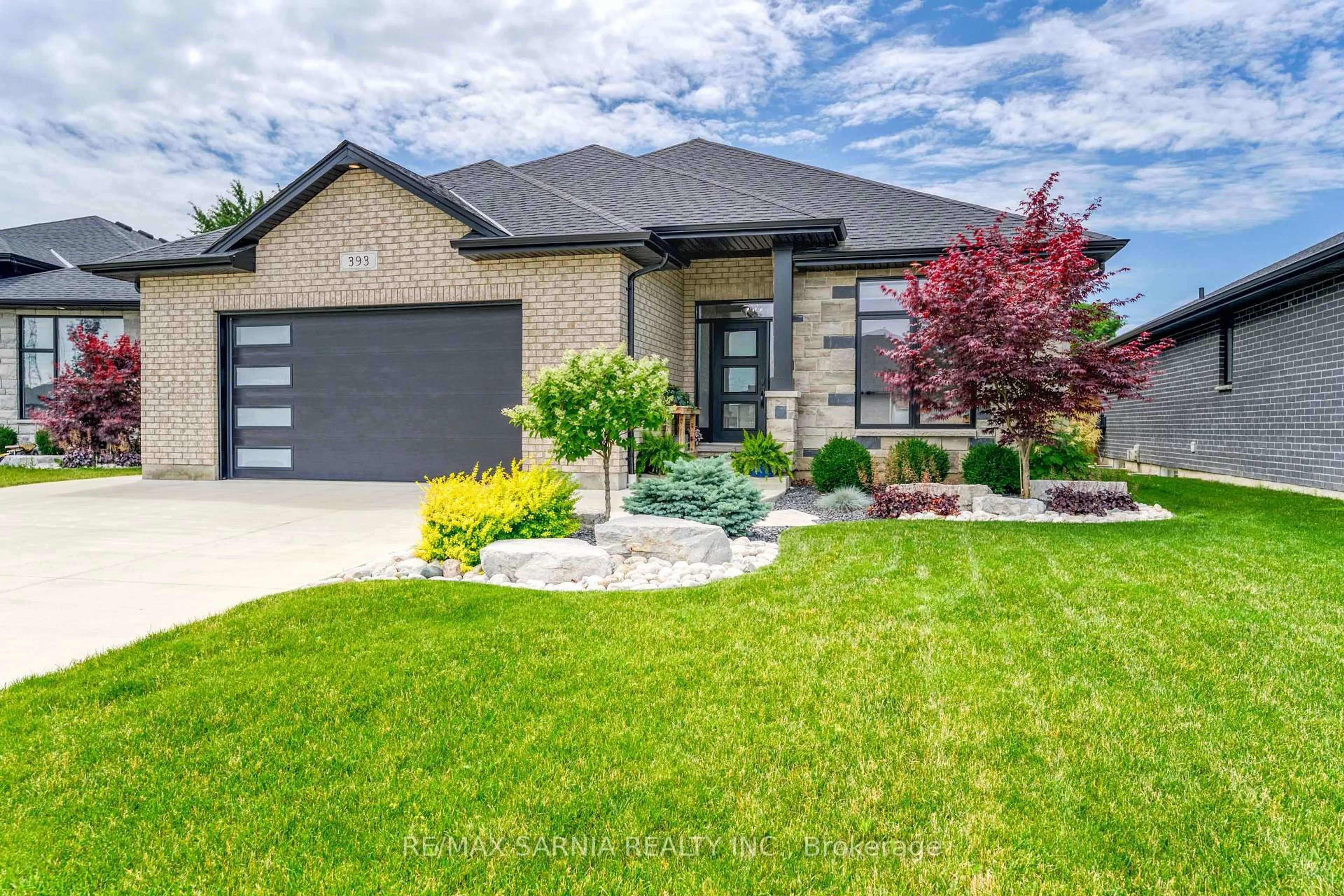 Home with brick exterior material, street for 393 Bayhill Dr, St. Clair Ontario N0N 1G0