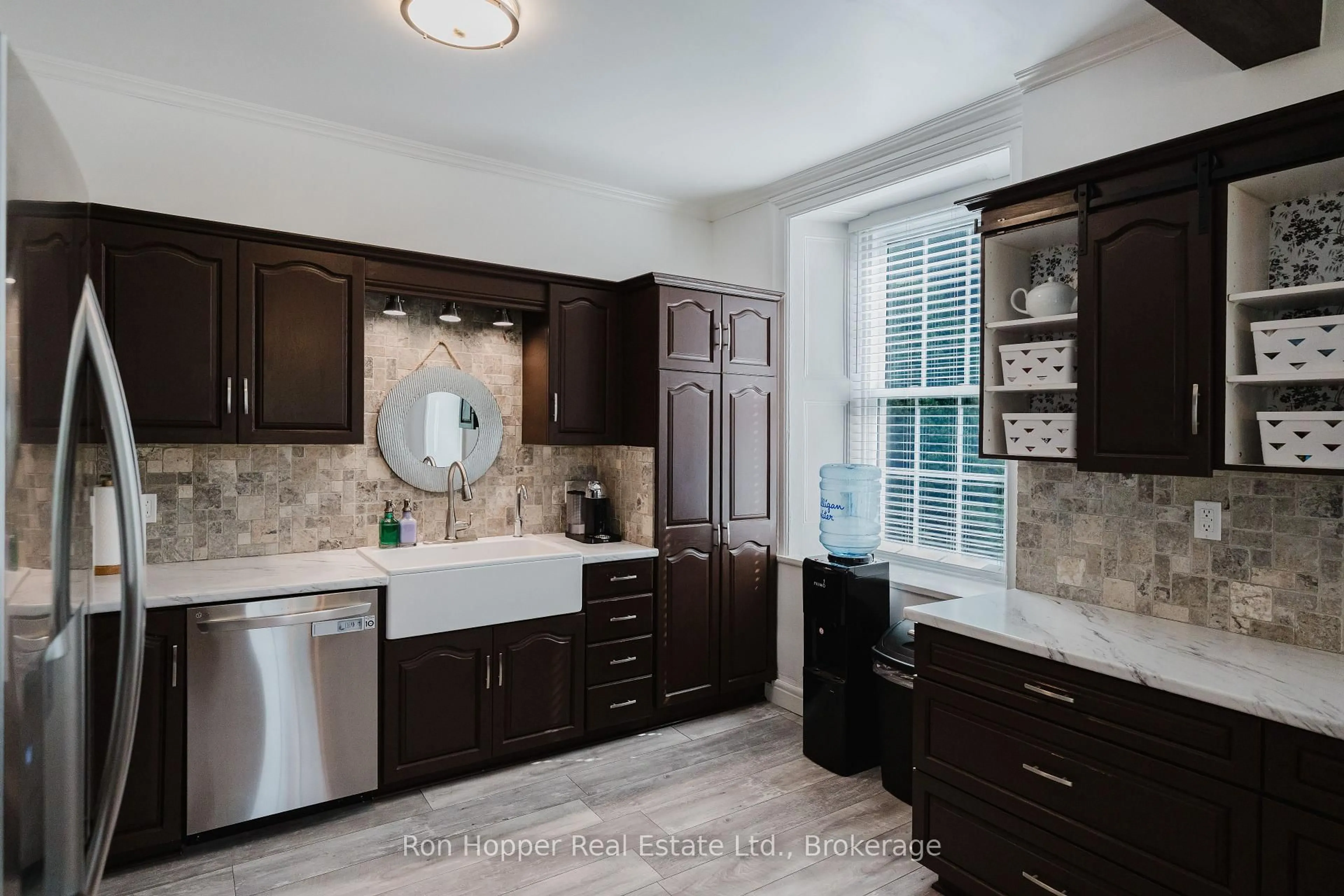 Contemporary kitchen, ceramic/tile floor for 521145 12 Concession, West Grey Ontario N0G 1S0