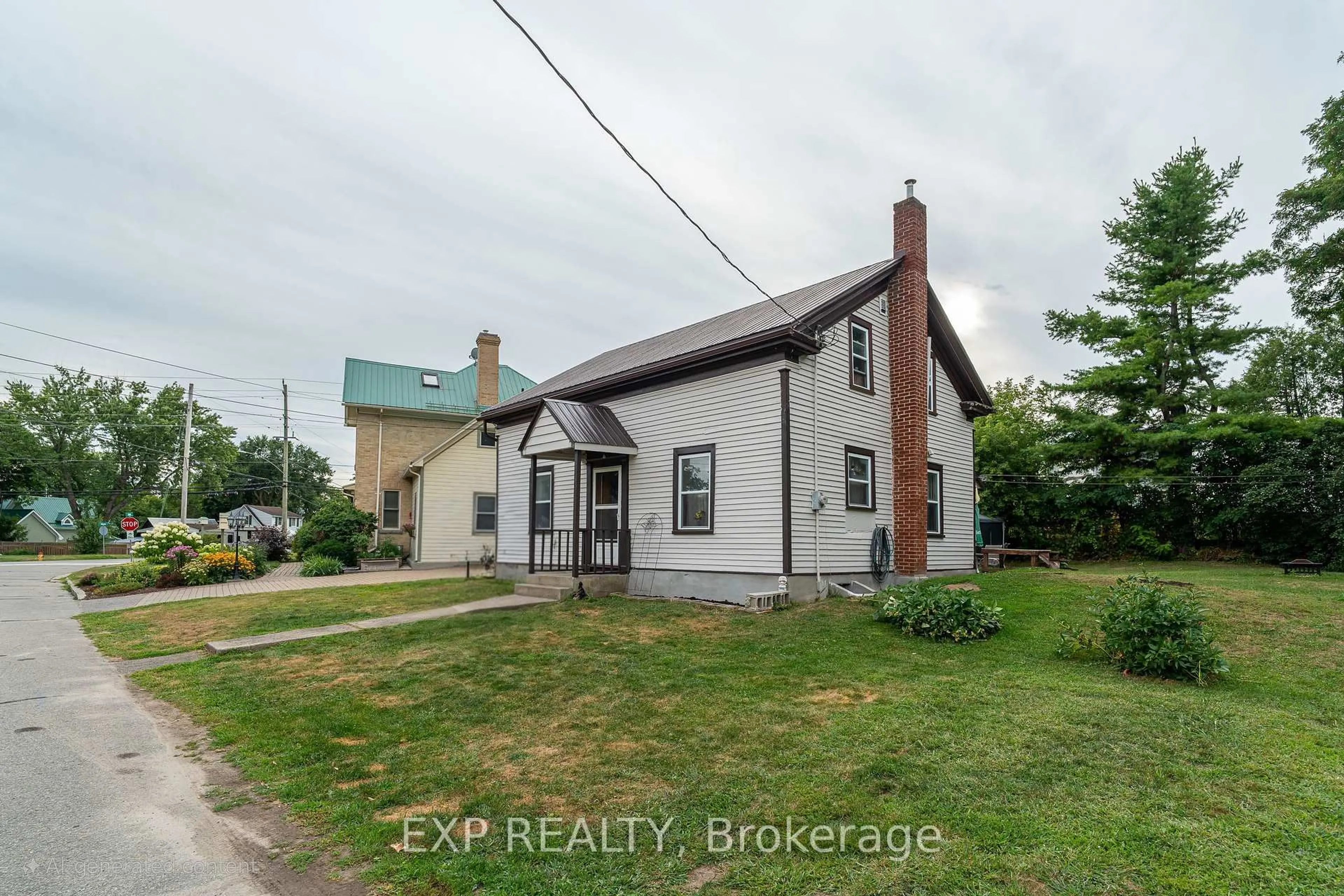A pic from outside/outdoor area/front of a property/back of a property/a pic from drone, building for 105 Rideau St, Merrickville-Wolford Ontario K0G 1N0