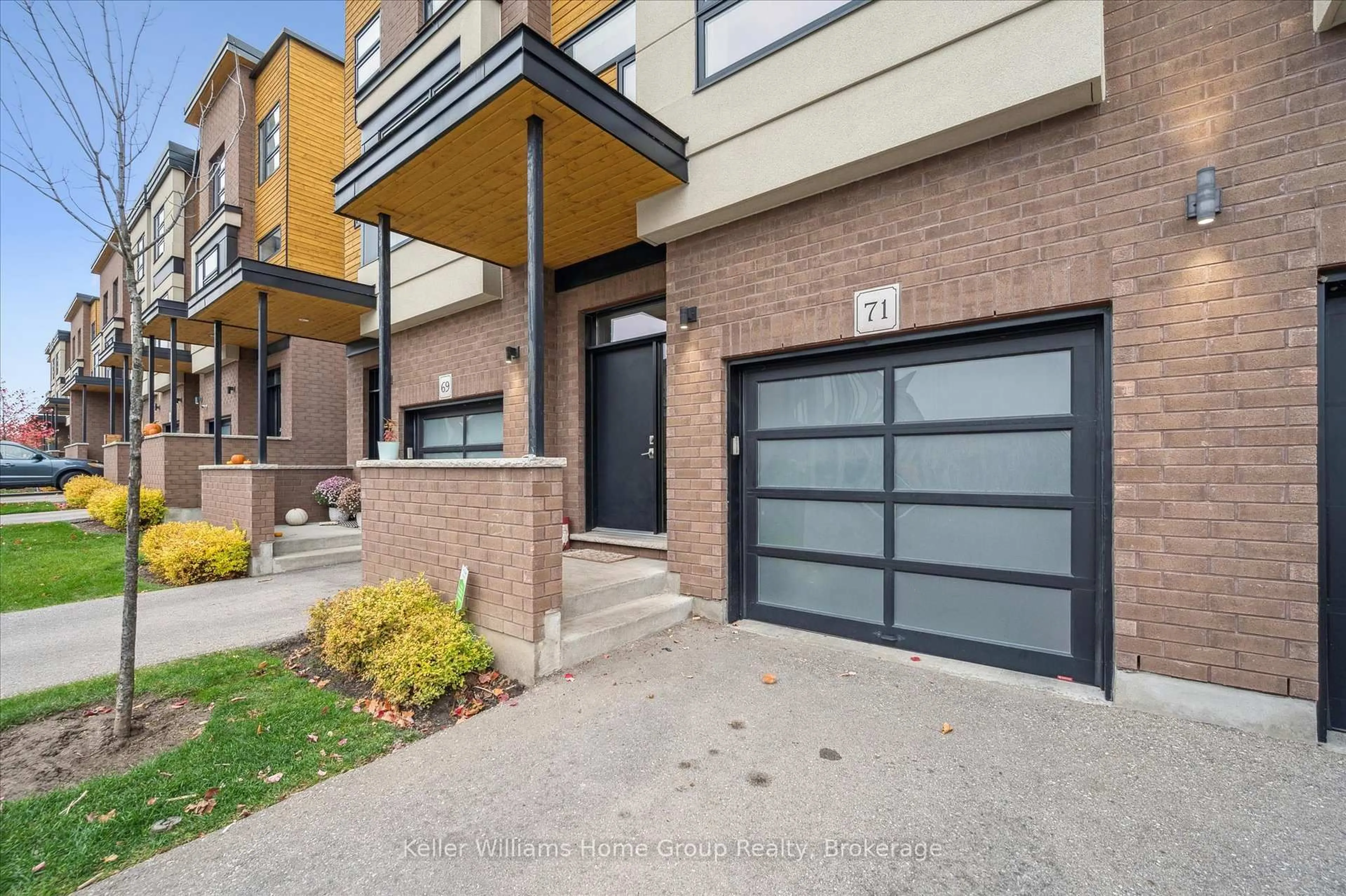 Home with brick exterior material, street for 60 Arkell Rd #71, Guelph Ontario N1L 0N8