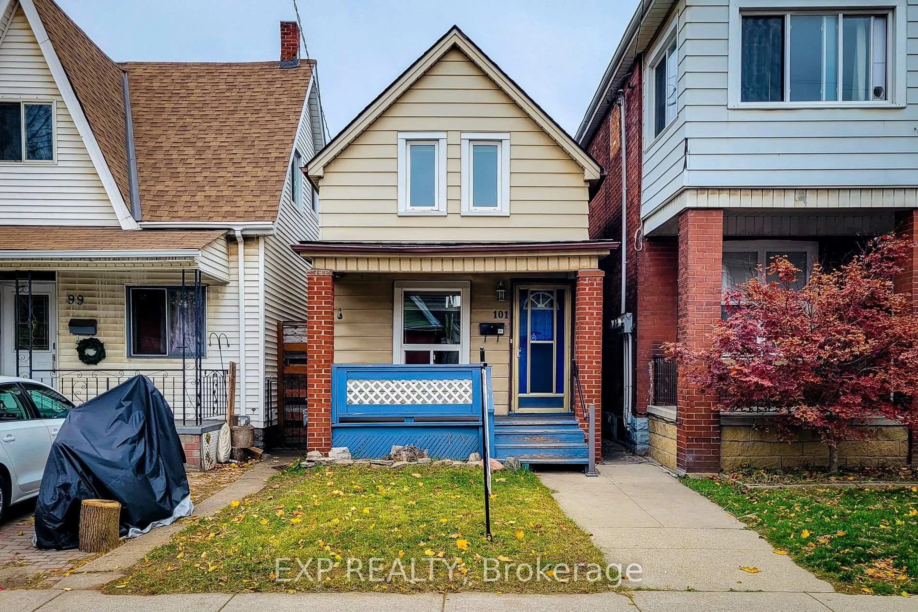 Home with brick exterior material, street for 101 Sherman Ave, Hamilton Ontario L8L 6M3