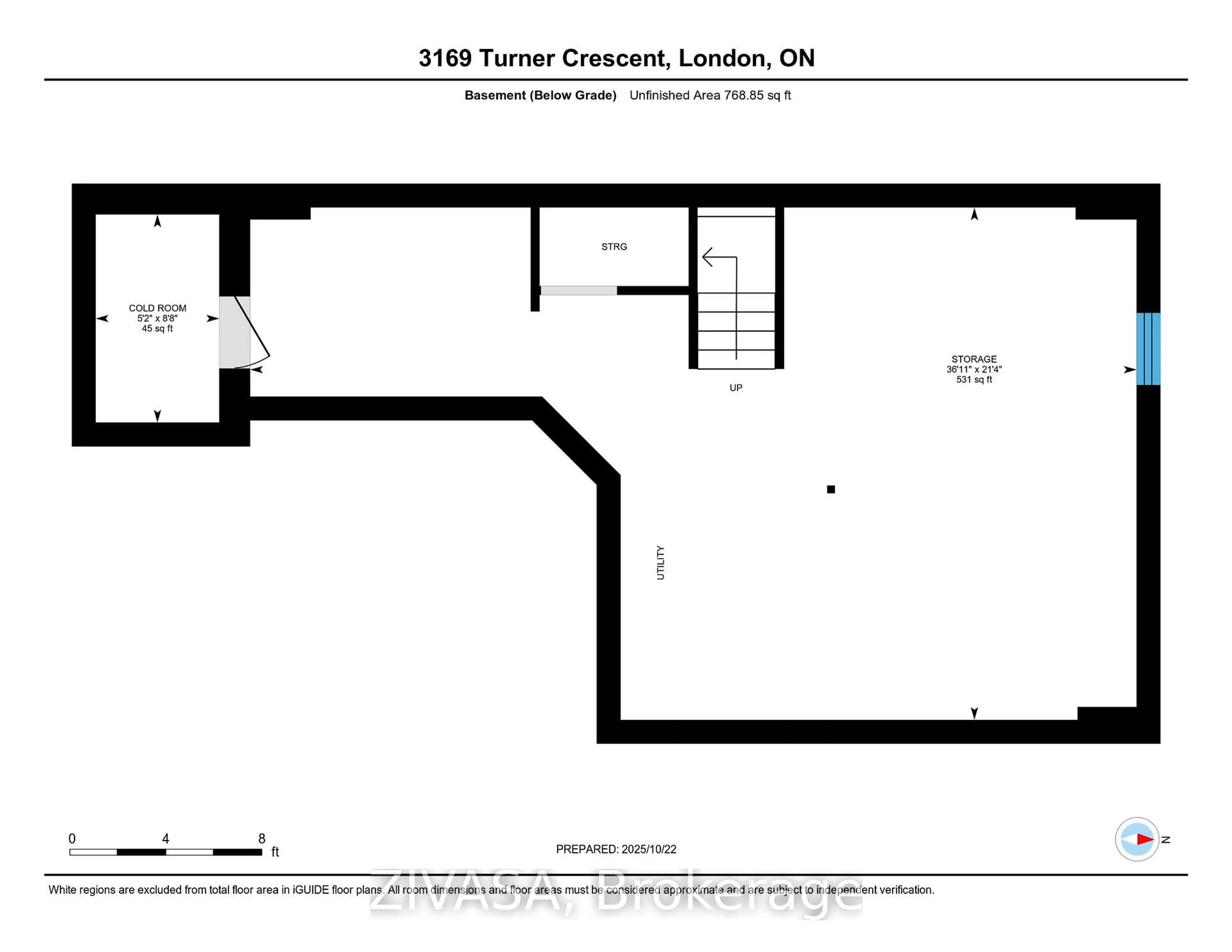 Floor plan for 3169 Turner Cres, London South Ontario N6M 0J3
