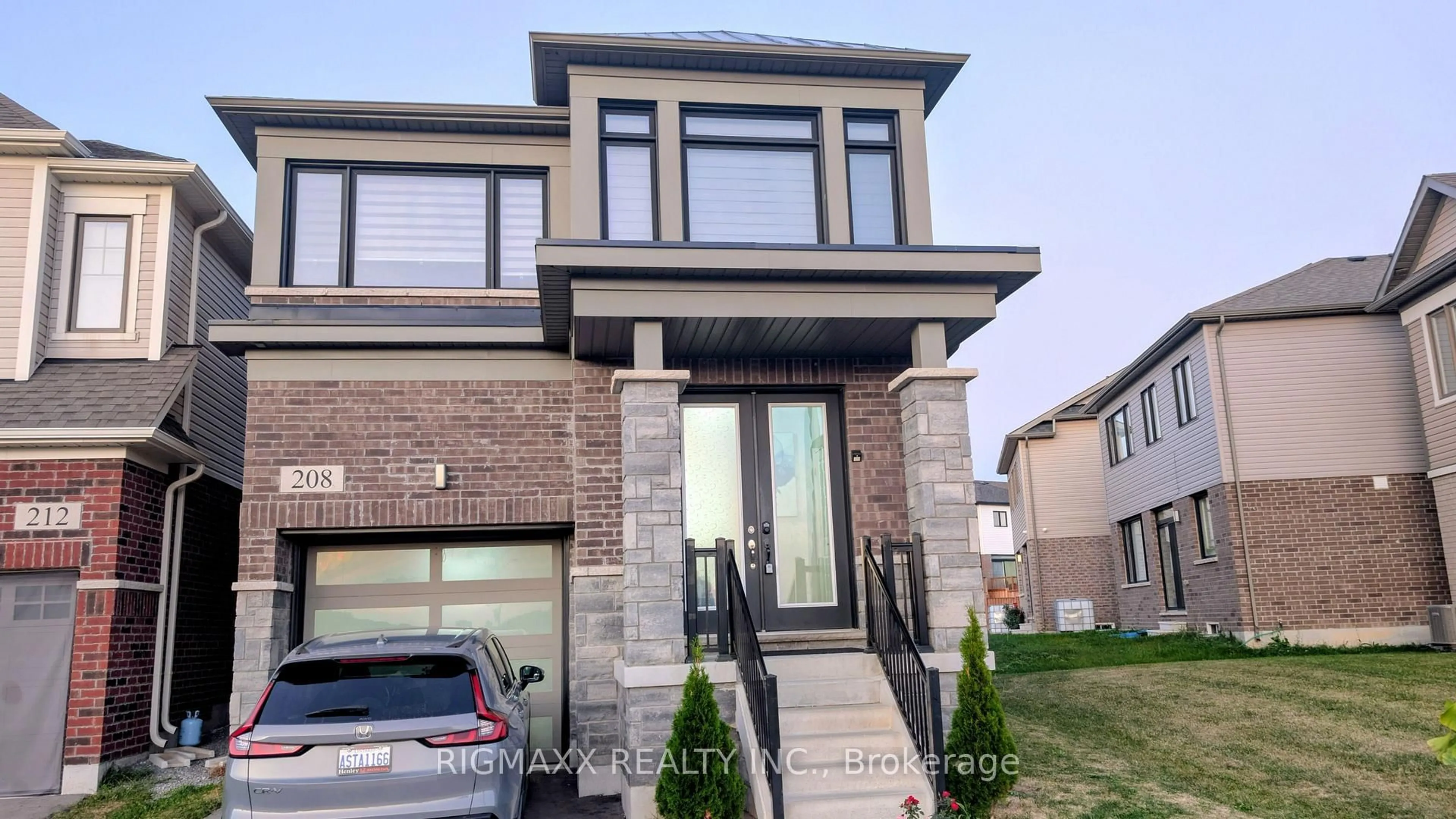 Home with brick exterior material, street for 208 Rosebury Way, Hamilton Ontario L0R 1W0