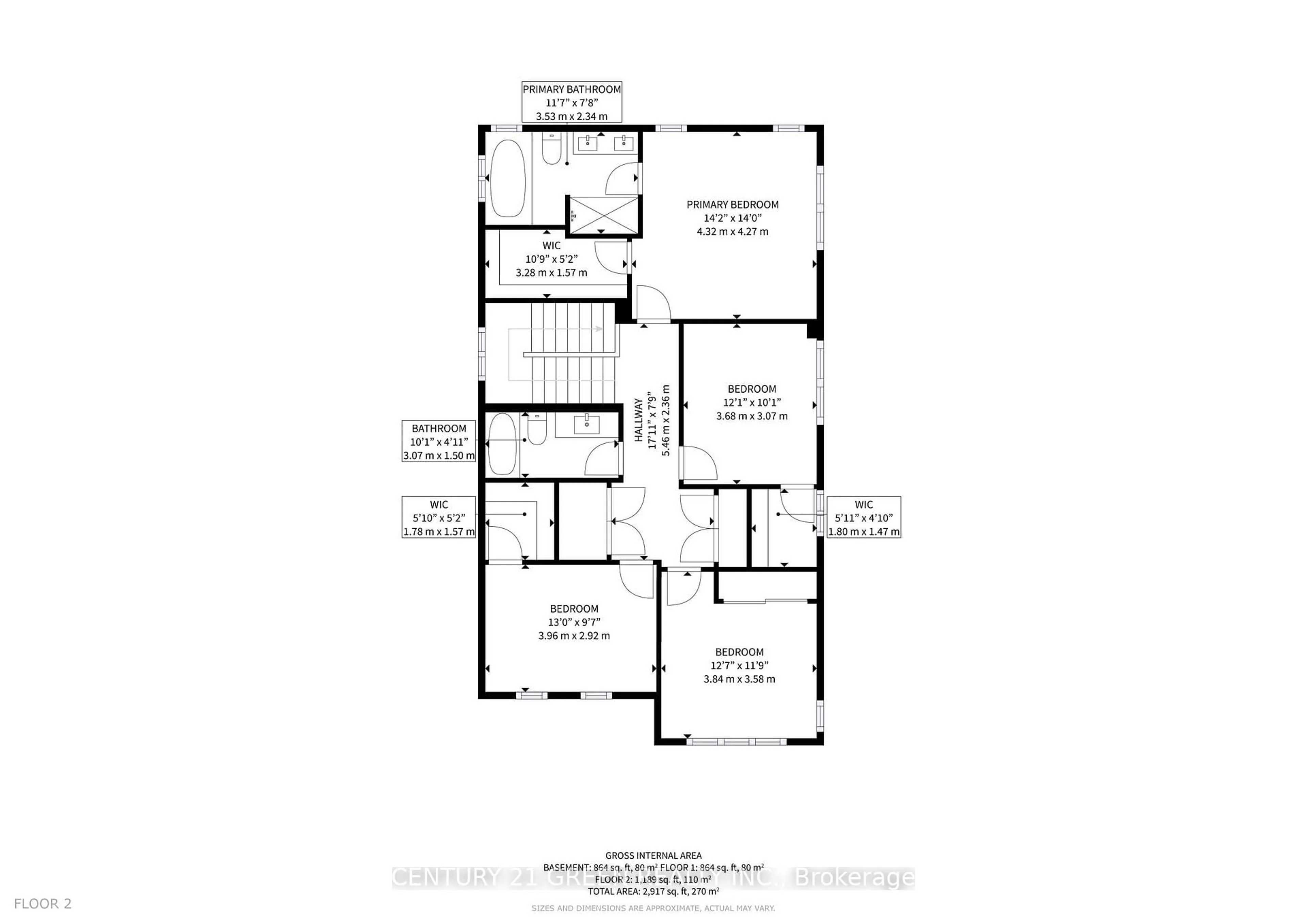 Floor plan for 175 Blackbird Way, Hamilton Ontario L0R 1W0