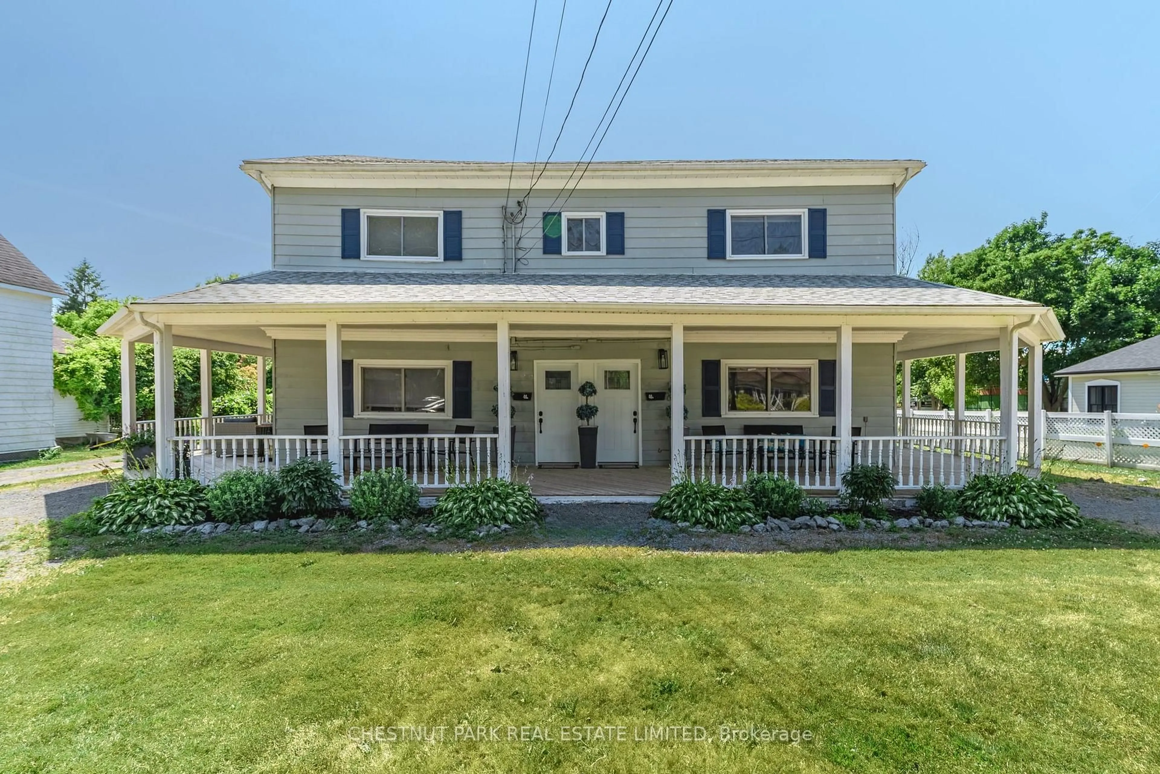 A pic from outside/outdoor area/front of a property/back of a property/a pic from drone, street for 46 Consecon St, Prince Edward County Ontario K0K 3L0