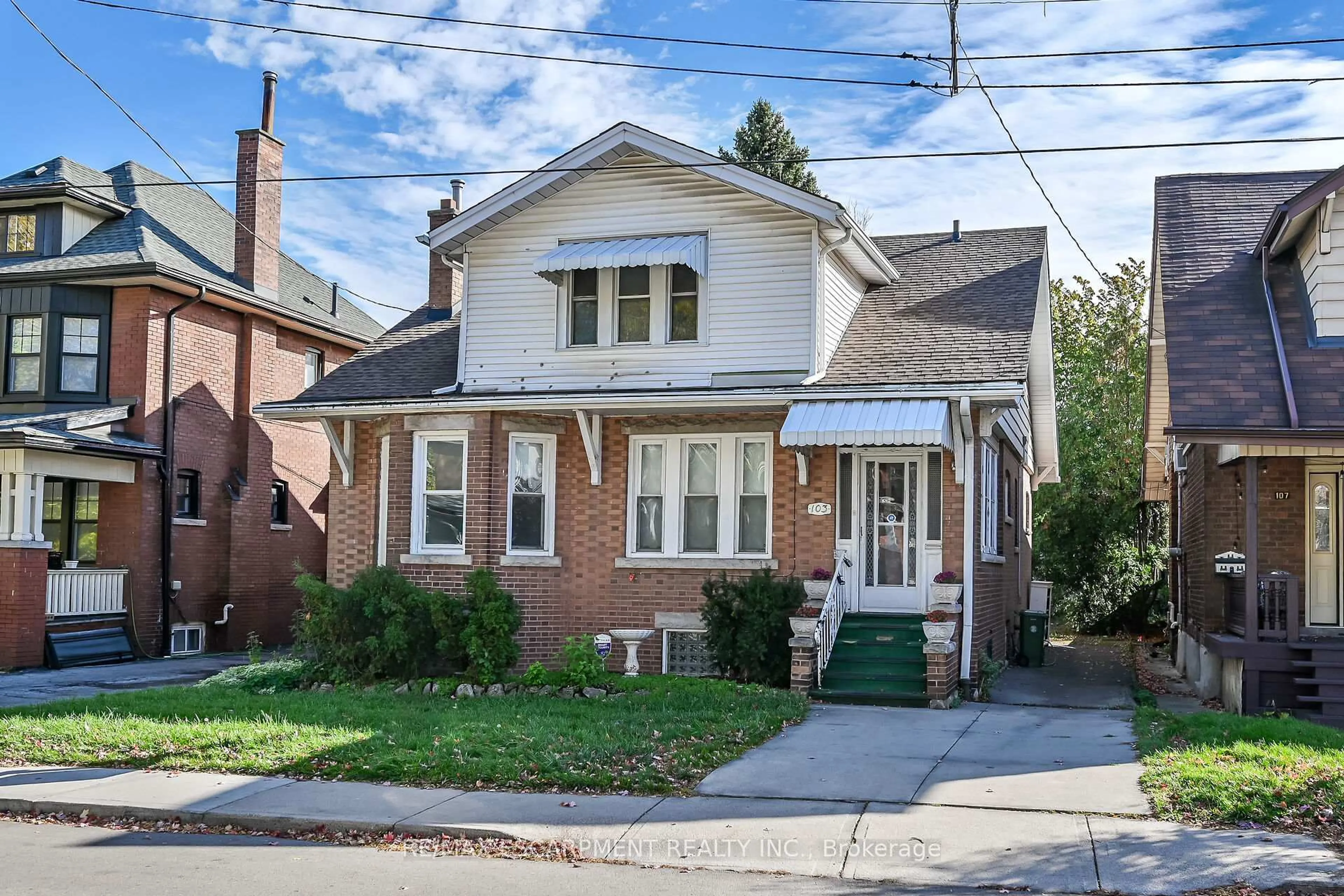 Home with brick exterior material, street for 103 Leinster Ave, Hamilton Ontario L8M 3A4