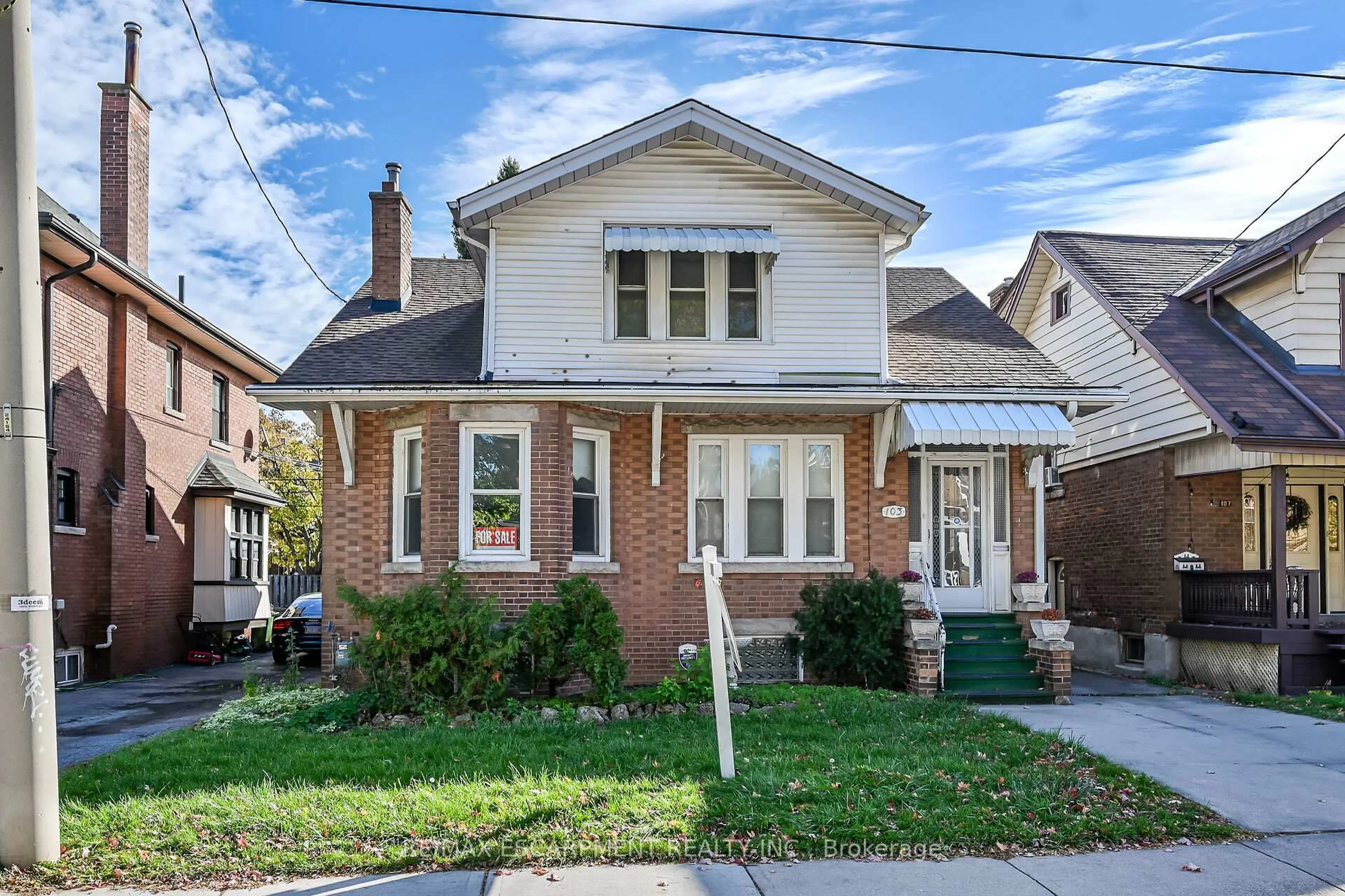 Home with brick exterior material, street for 103 Leinster Ave, Hamilton Ontario L8M 3A4