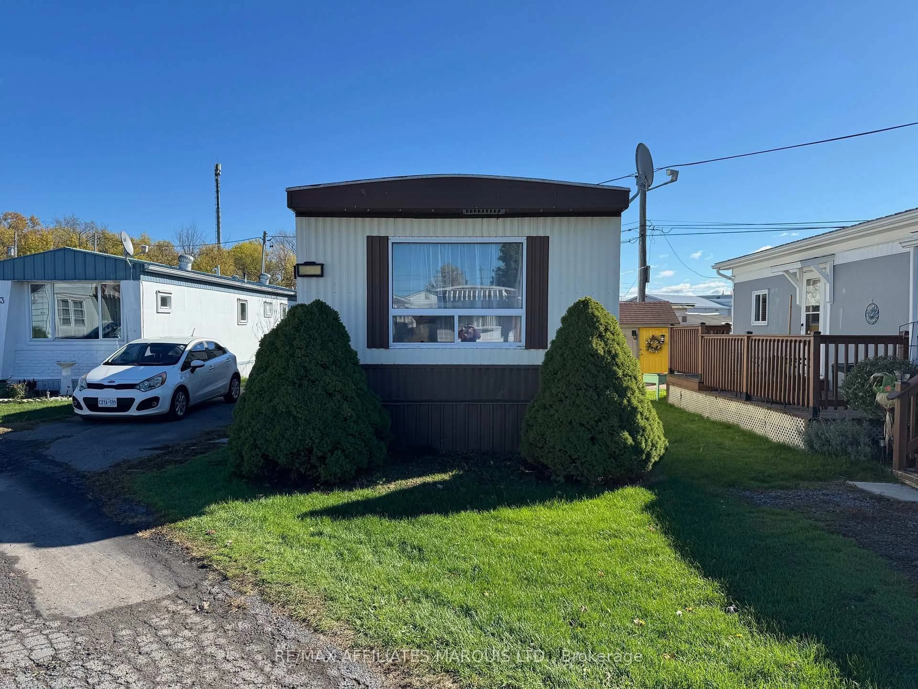 Home with vinyl exterior material, street for 25 County Road 31 Rd ##24, South Dundas Ontario K0C 1X0