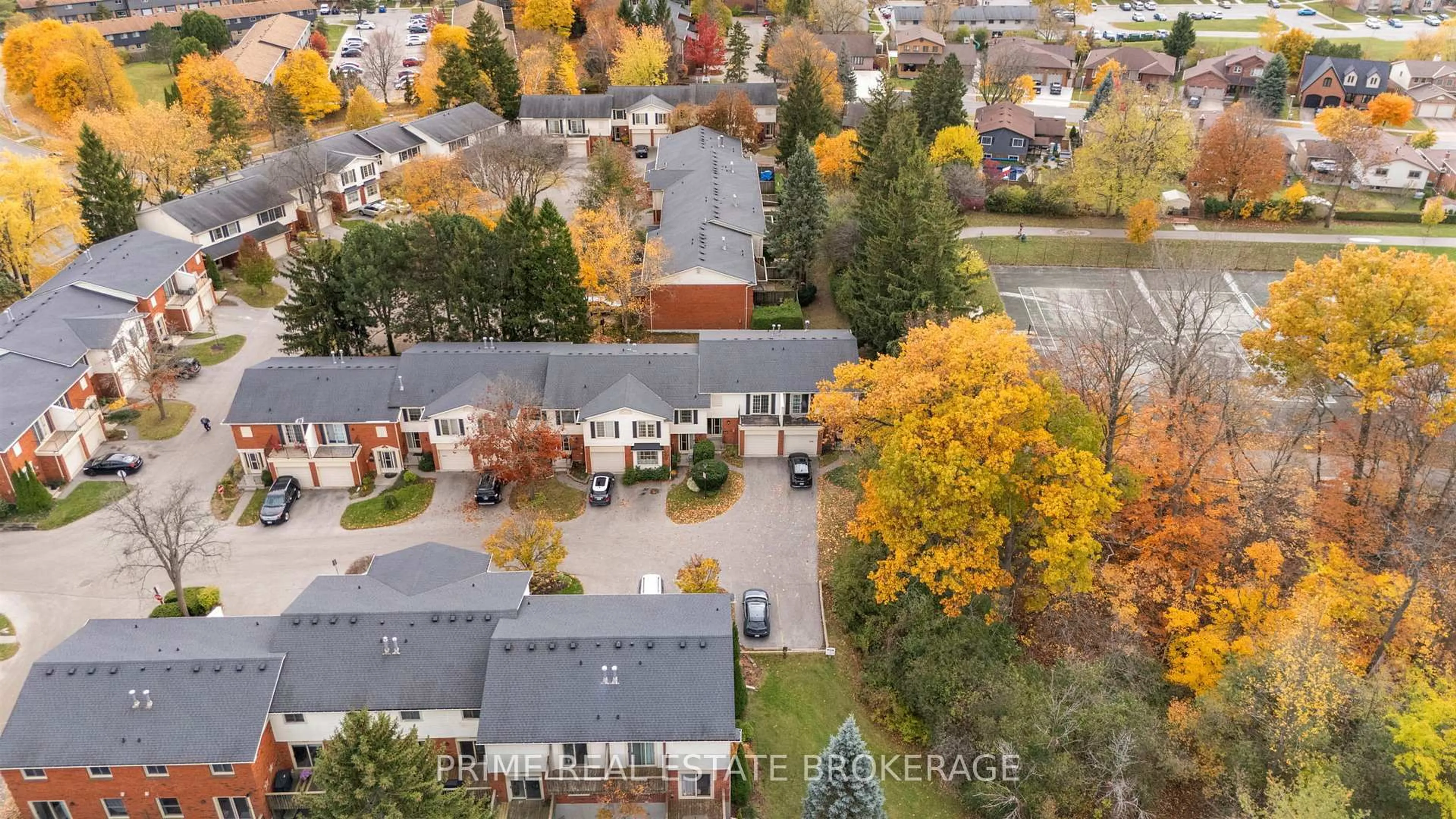 A pic from outside/outdoor area/front of a property/back of a property/a pic from drone, city buildings view from balcony for 414 Wilkins St, London South Ontario N6C 5B2