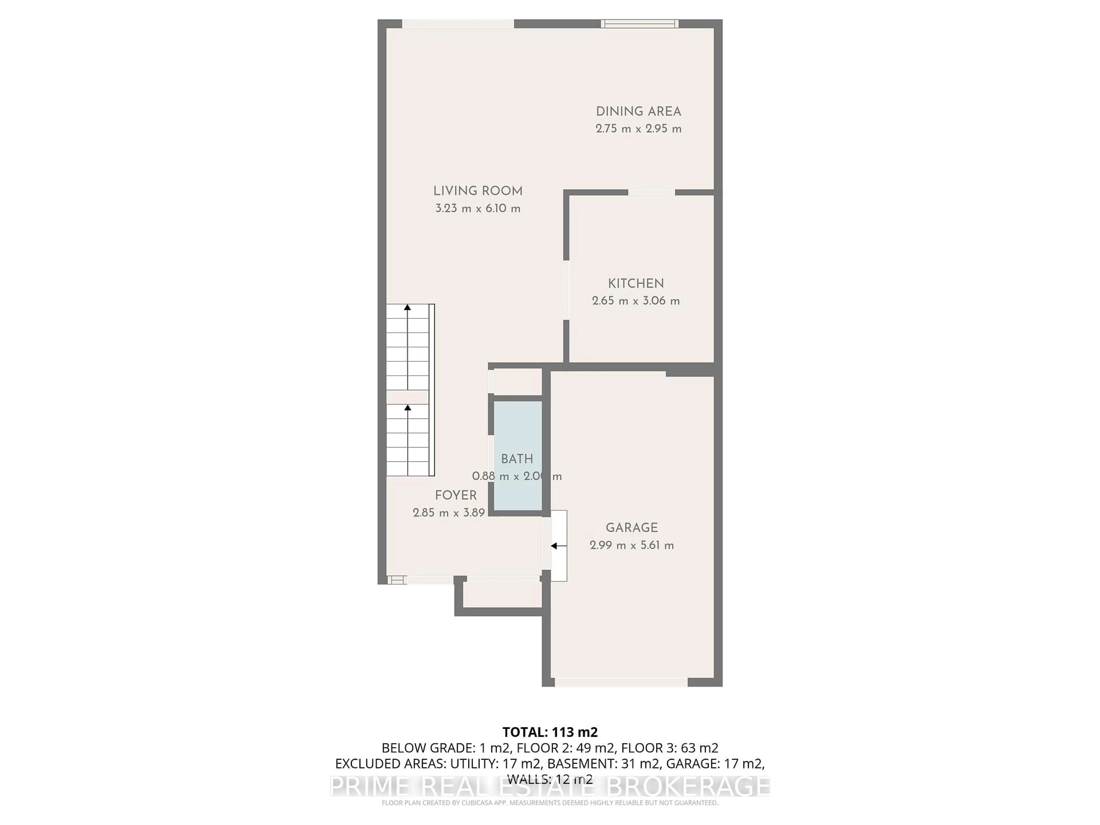 Floor plan for 414 Wilkins St, London South Ontario N6C 5B2