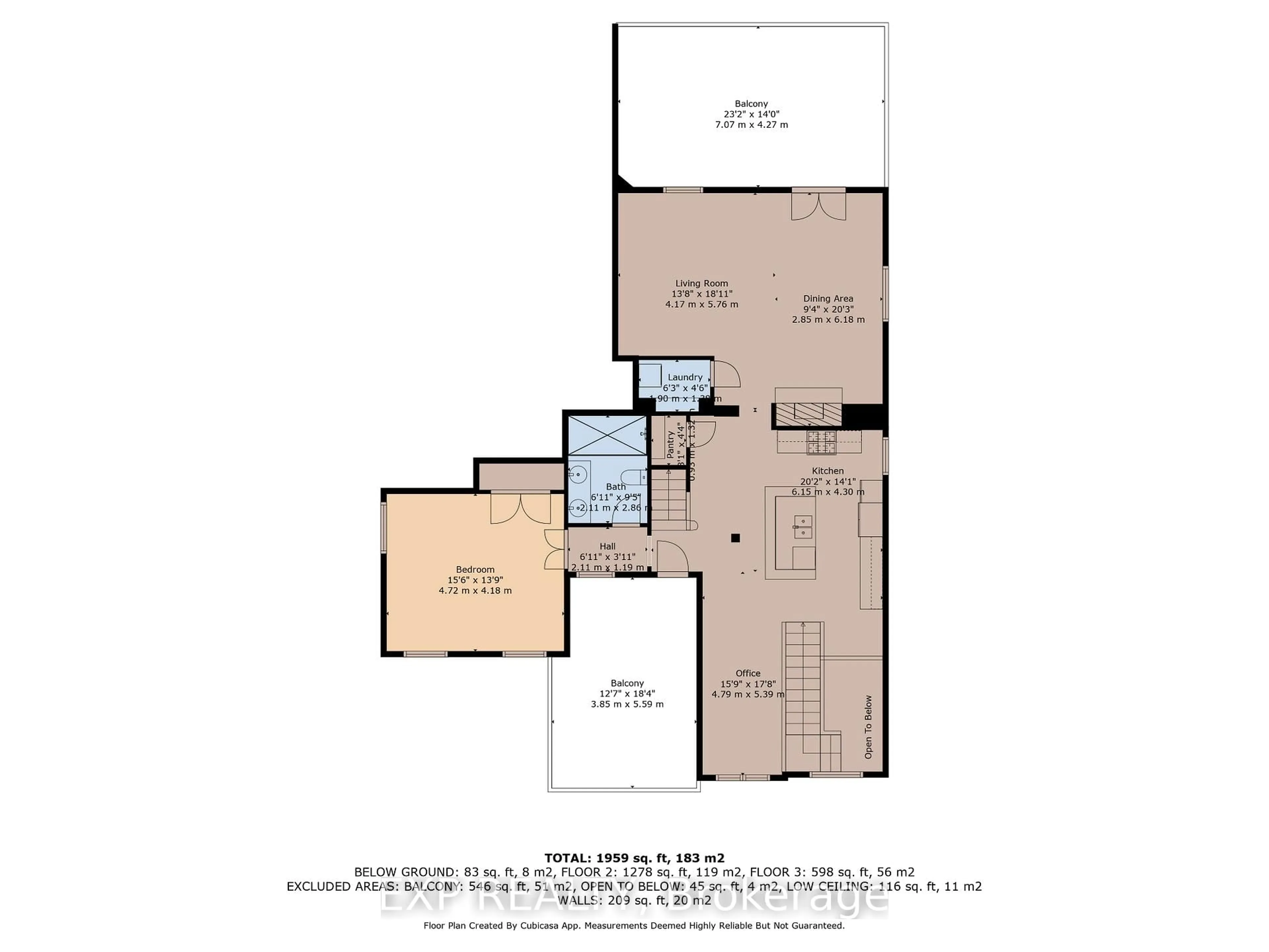 Floor plan for 80 Barton St #3, London East Ontario N6A 1N2