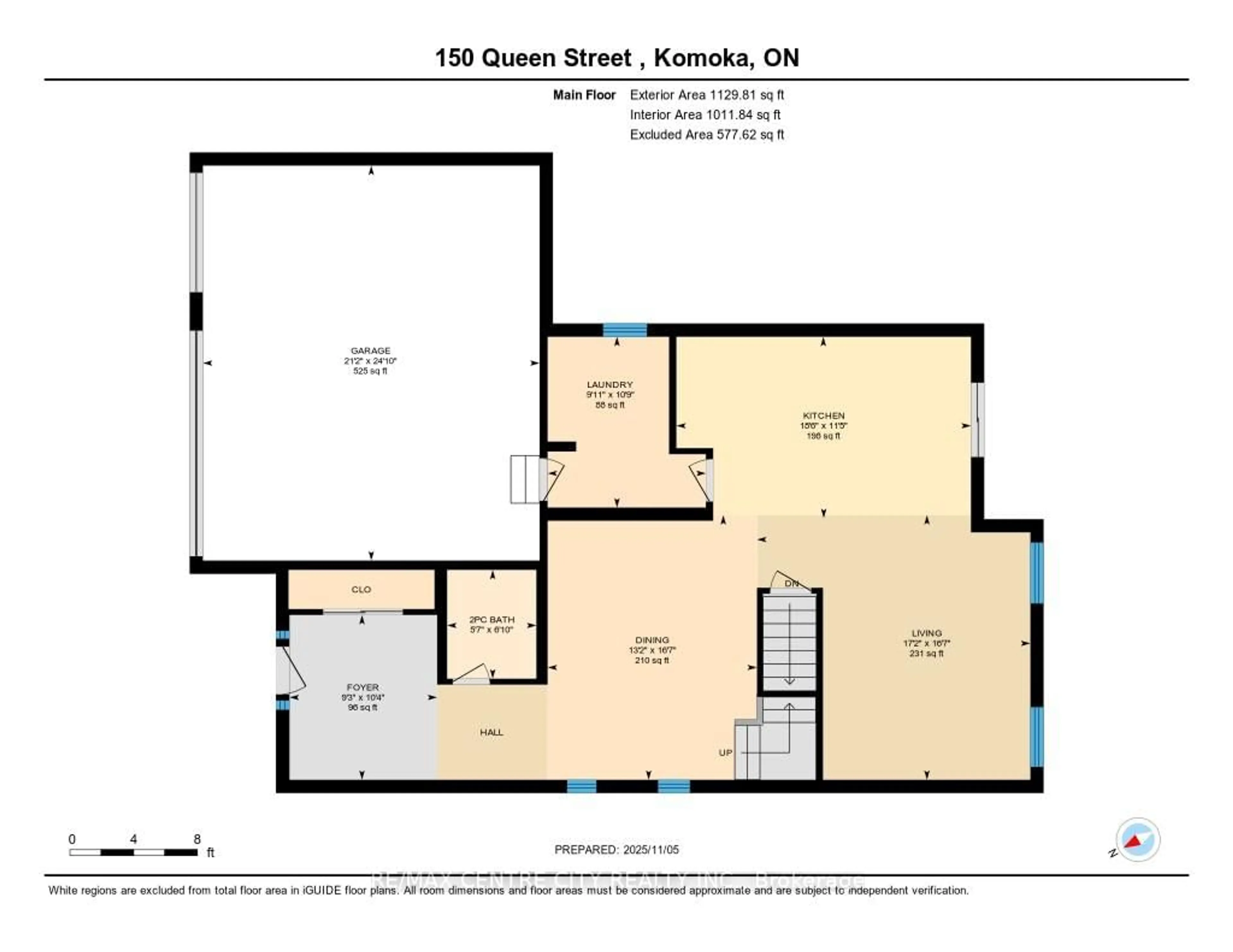 Floor plan for 150 Queen St, Middlesex Centre Ontario N0L 1R0