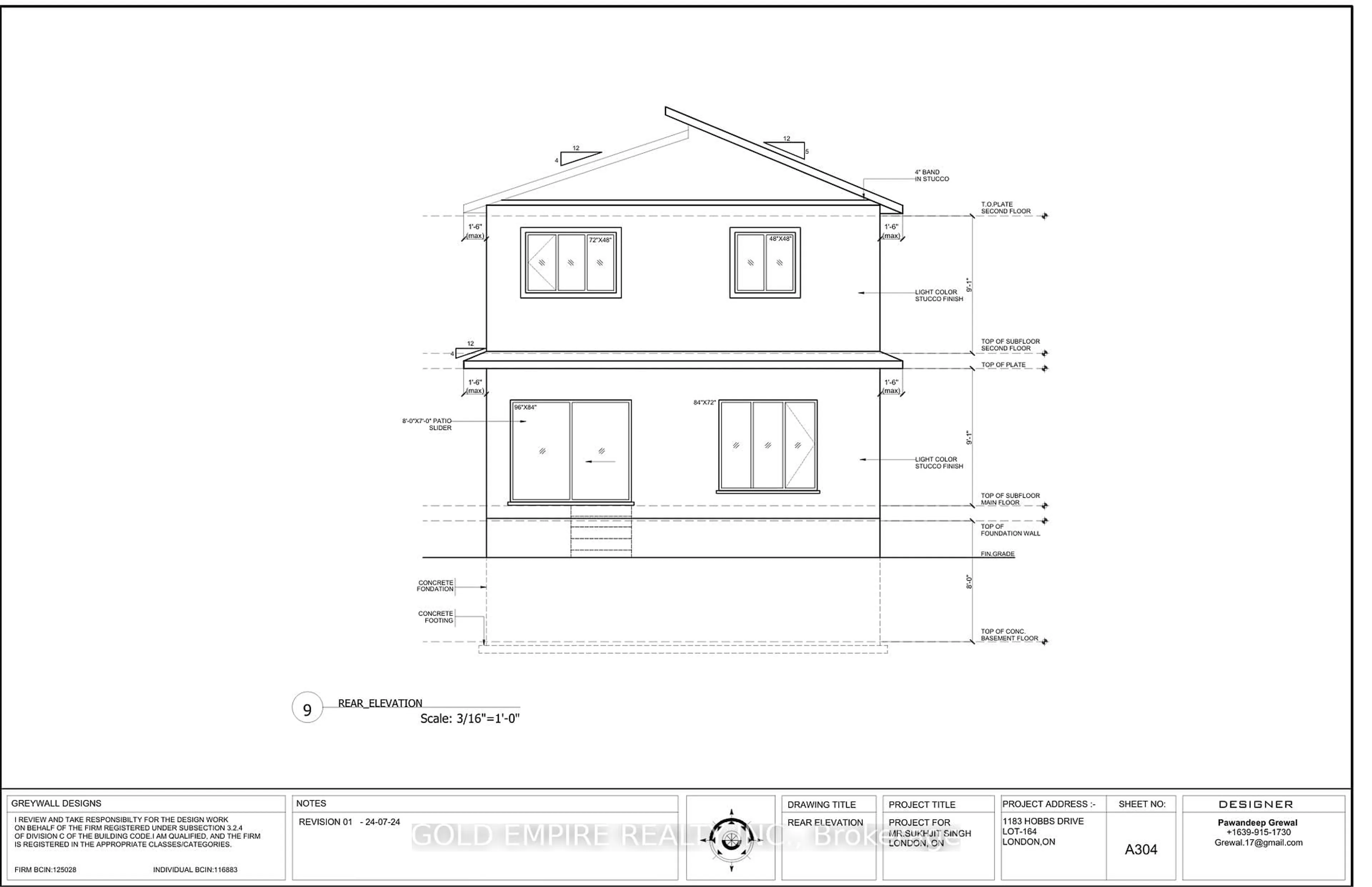 Floor plan for 1156 Hobbs Dr #Lot 141, London South Ontario N6M 1E8