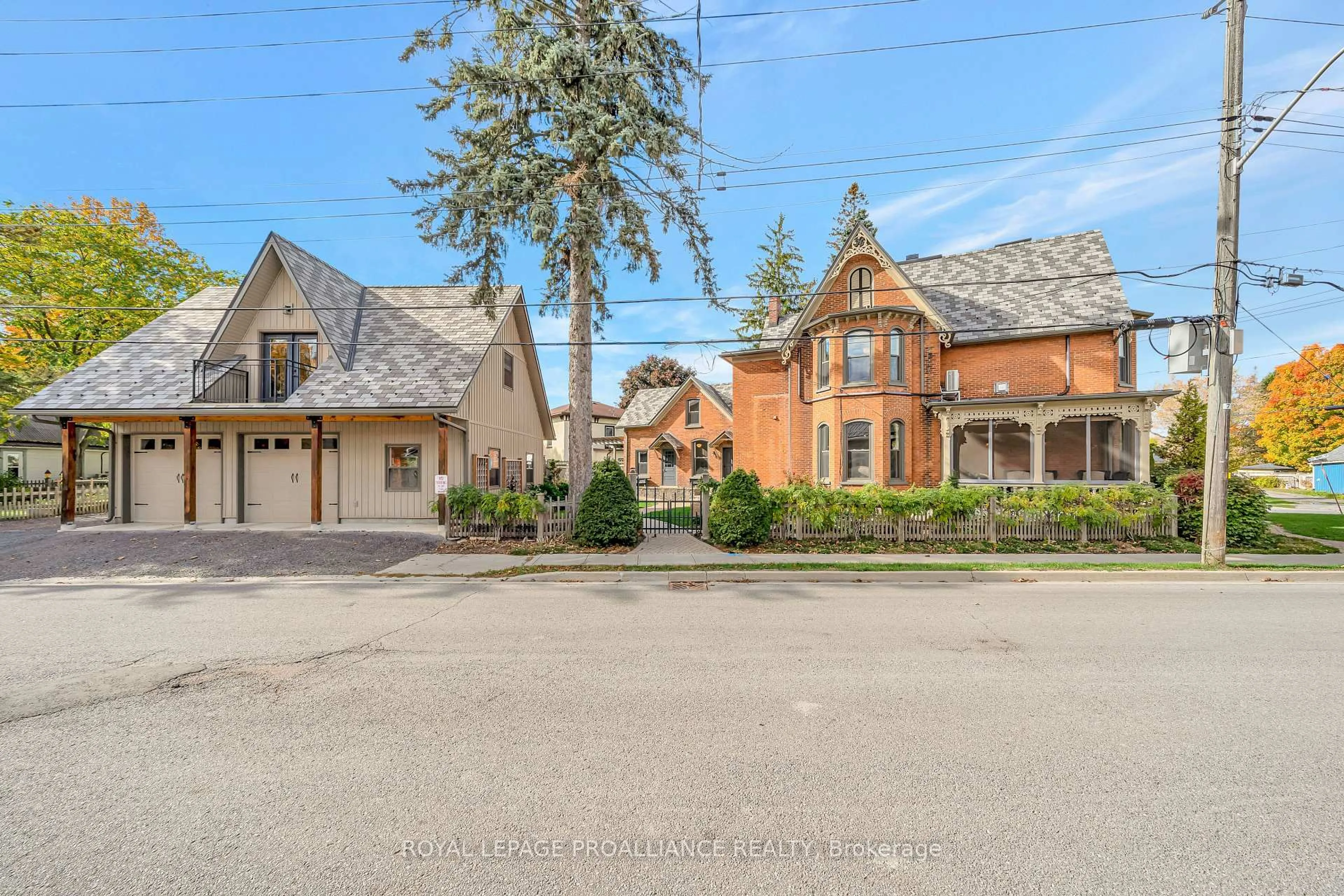 A pic from outside/outdoor area/front of a property/back of a property/a pic from drone, street for 79 West Mary St, Prince Edward County Ontario K0K 2T0