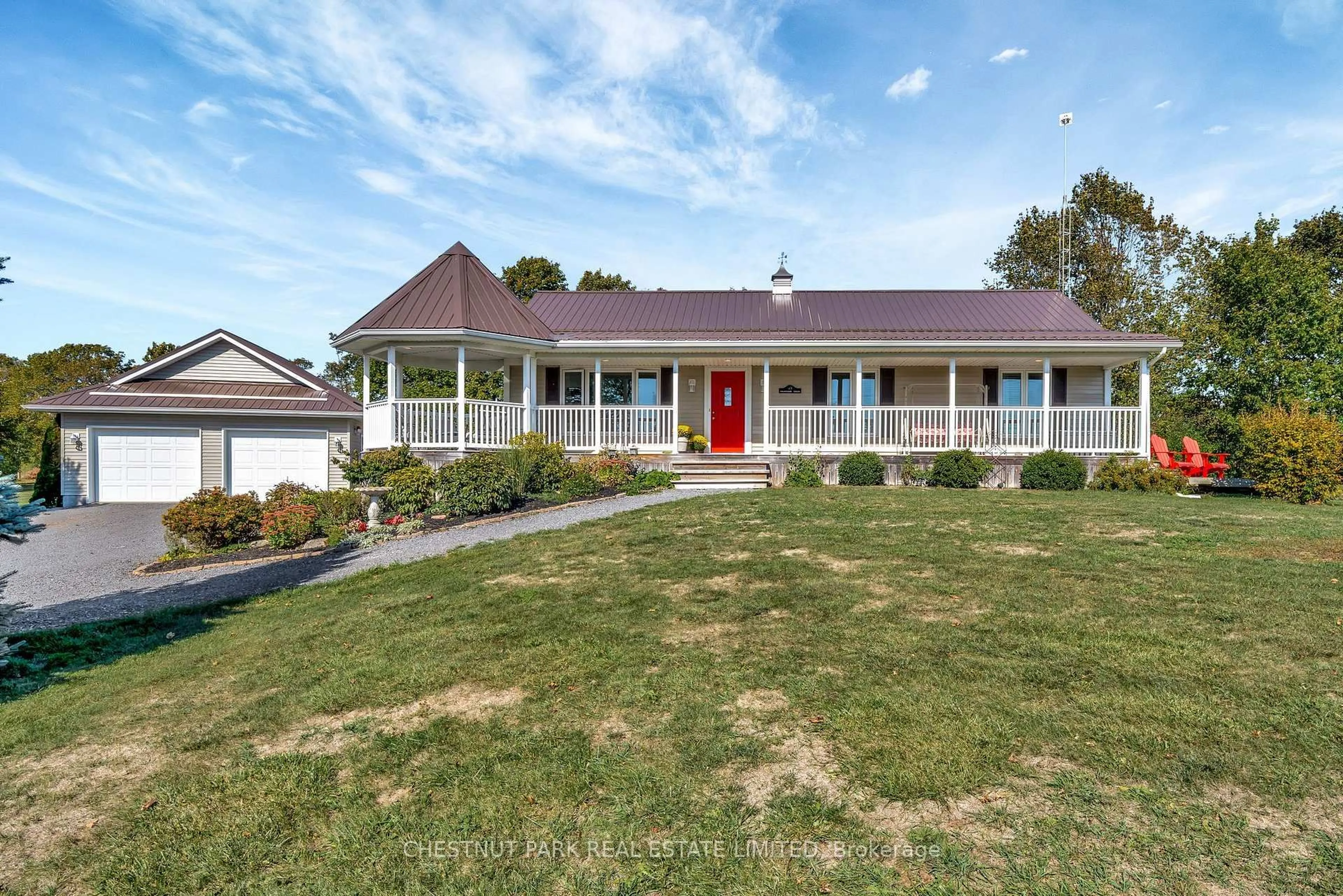 Home with vinyl exterior material, street for 28 Huycks Point Rd, Prince Edward County Ontario K0K 3L0