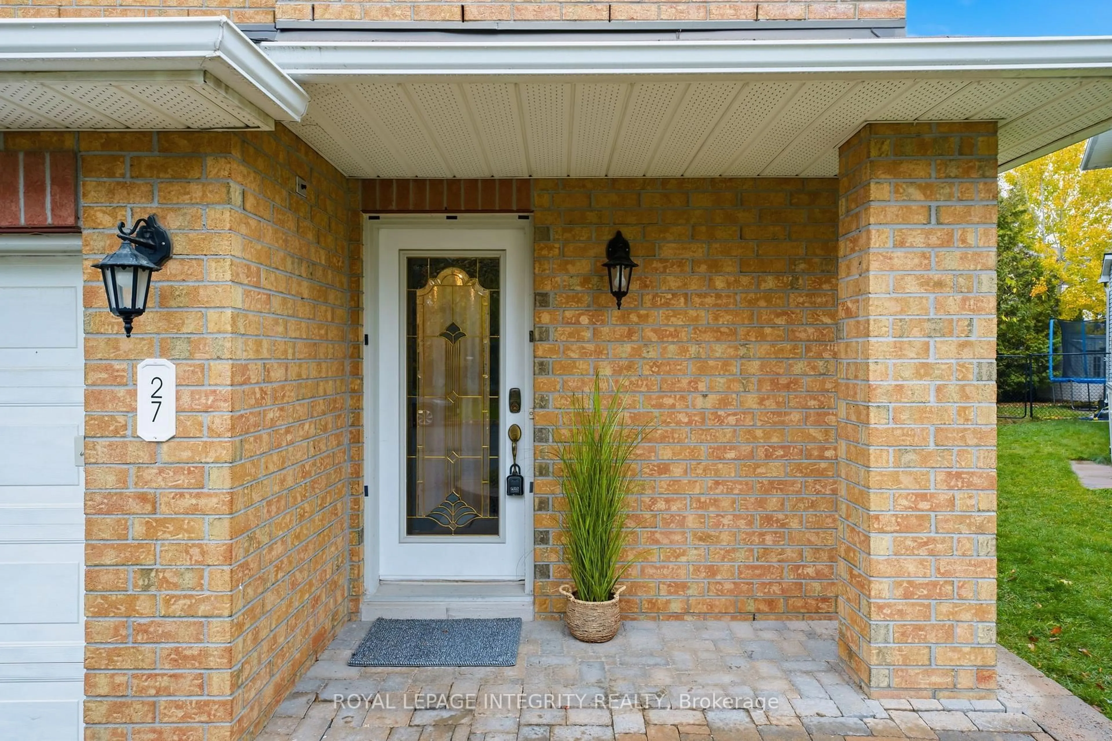 Home with brick exterior material, street for 27 Flowertree Cres, Kanata Ontario K2M 2R8